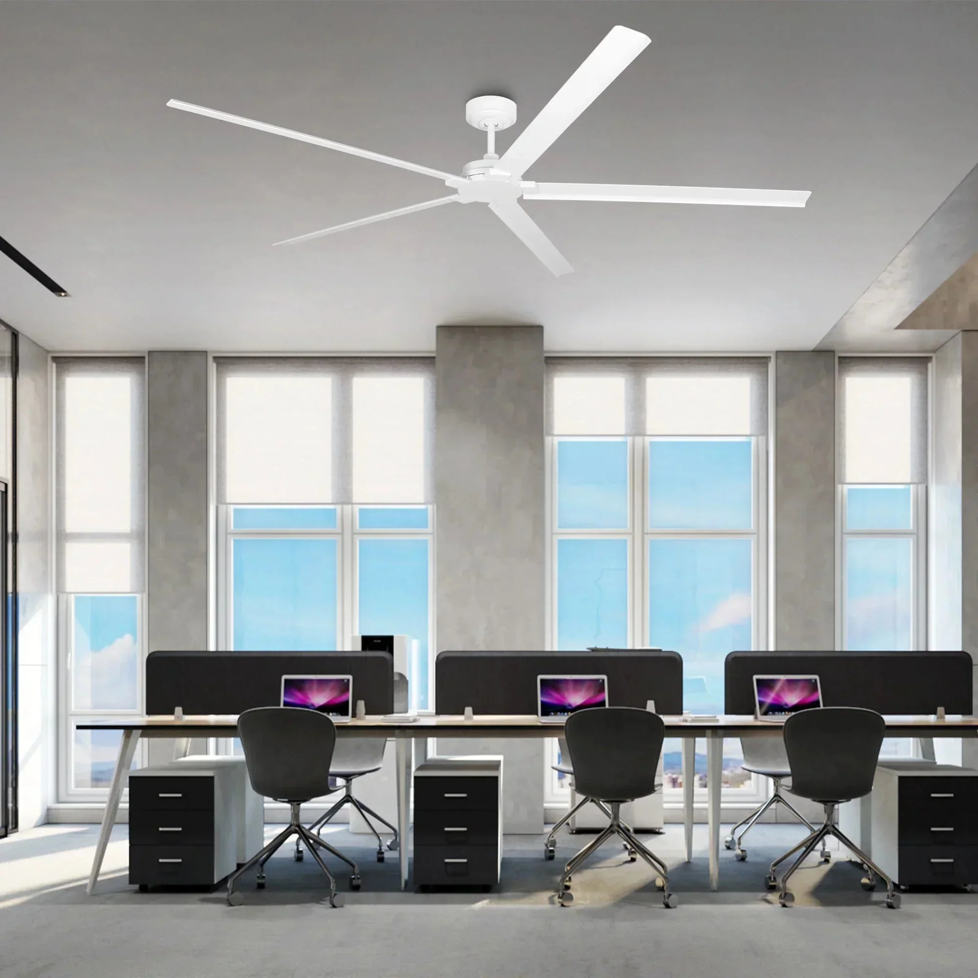 Parrot Uncle Winni All-Aluminum IPX4 Outdoor Ceiling Fan with Remote Control - Image 19