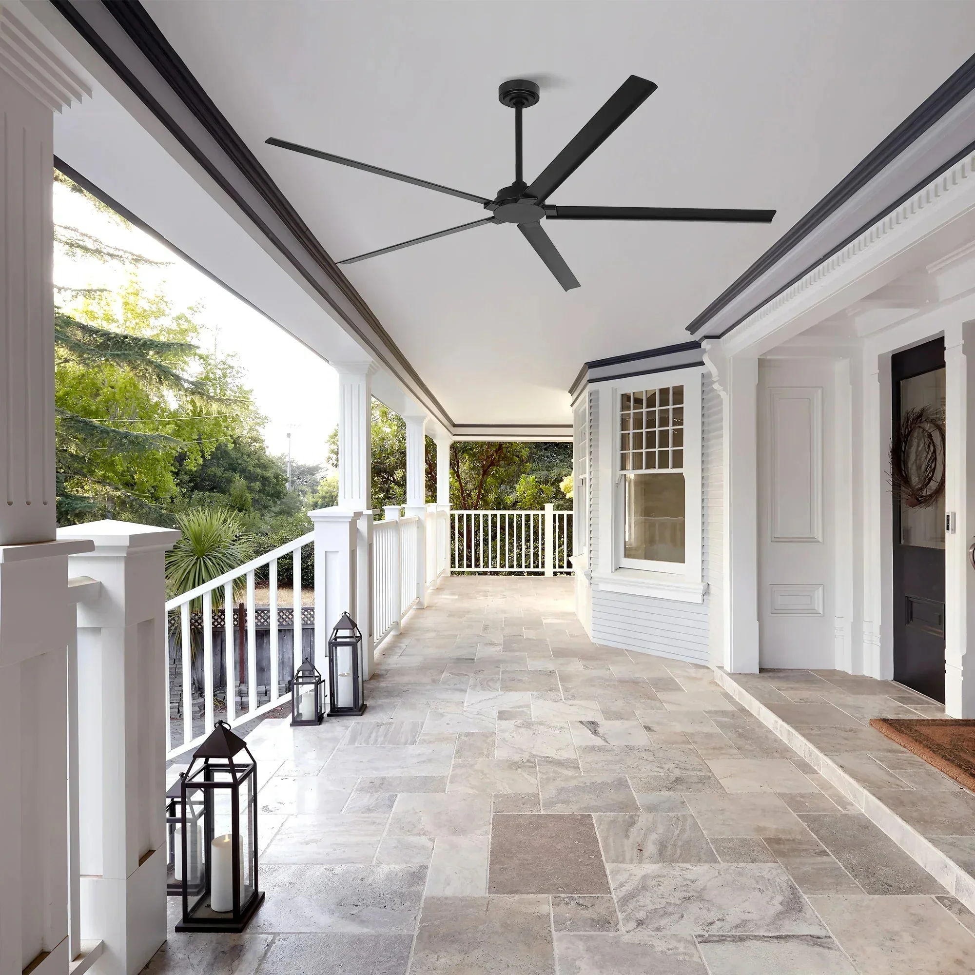 Parrot Uncle Winni All-Aluminum IPX4 Outdoor Ceiling Fan with Remote Control - Image 29