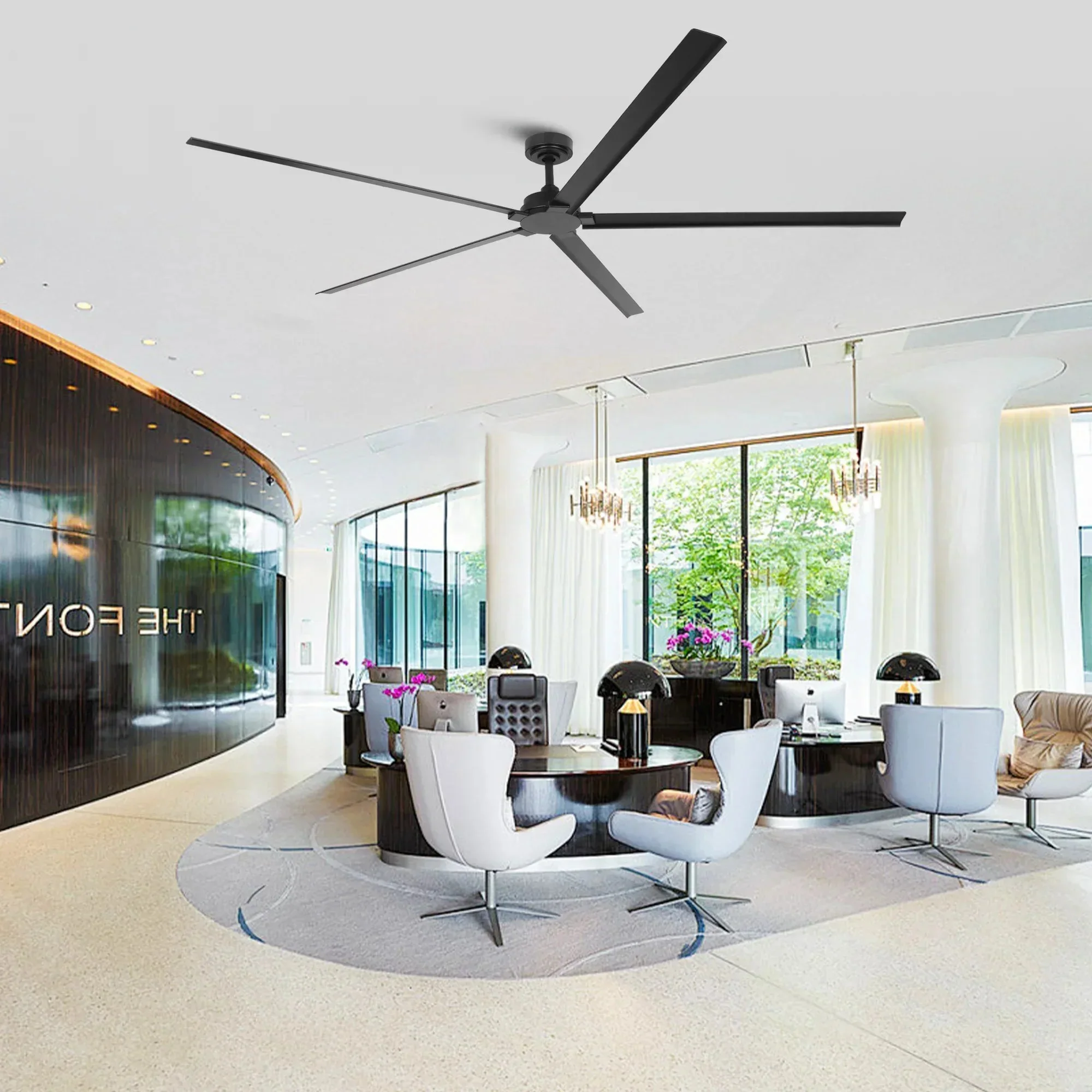 Parrot Uncle Winni All-Aluminum IPX4 Outdoor Ceiling Fan with Remote Control - Image 8