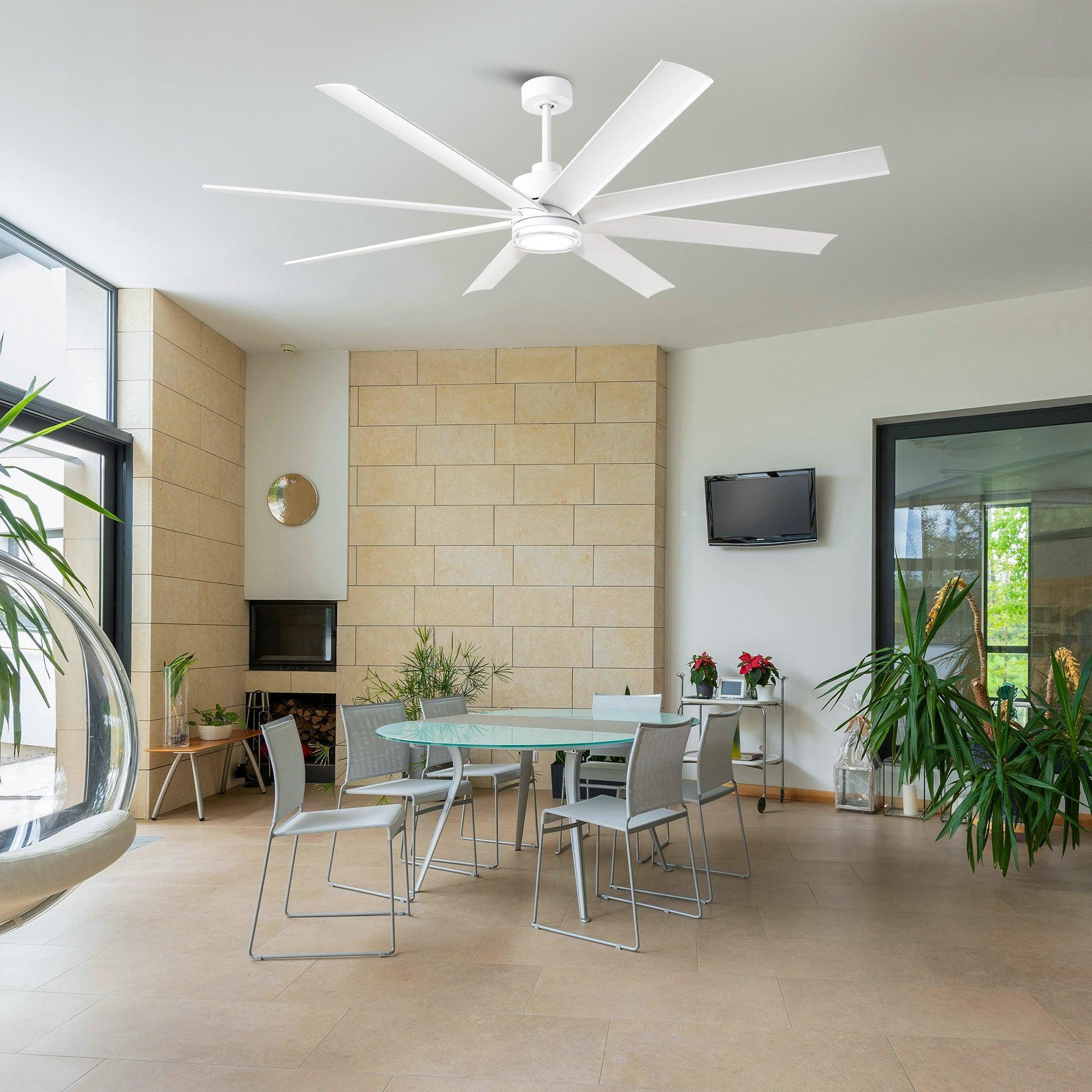 Parrot Uncle 72-Inch Daugava Modern Downrod Mount Smart Fan with LED Light - Image 17