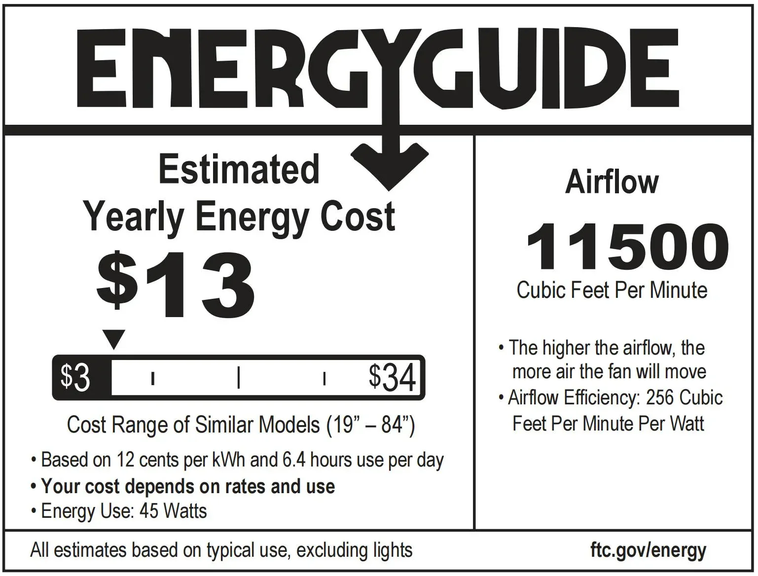 Parrot Uncle 84-Inch 100-Inch Silent Storm Extra Large Ceiling Fan with Remote Control - Image 22