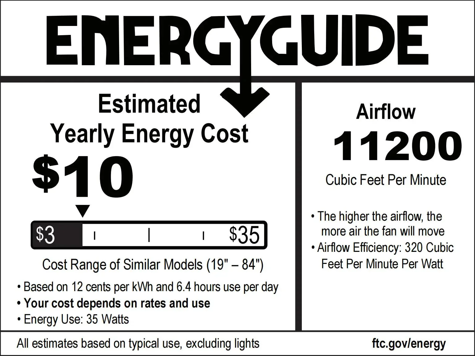 Parrot Uncle 84-Inch 100-Inch Silent Storm Extra Large Ceiling Fan with Remote Control - Image 23