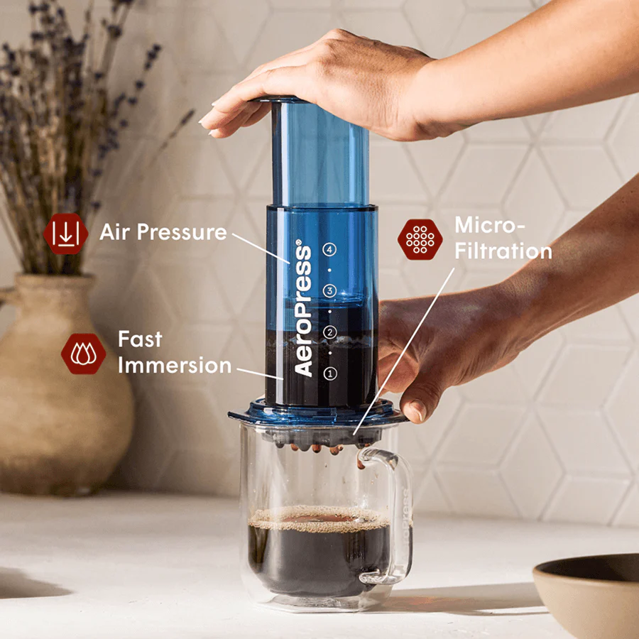 AeroPress Coffee Maker, 3-in-1 Brewing, Clear & Colors - Image 17
