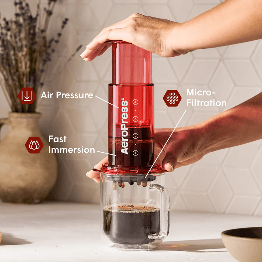 AeroPress Coffee Maker, 3-in-1 Brewing, Clear & Colors - Image 28