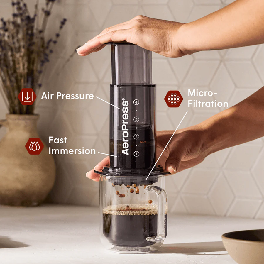 AeroPress Coffee Maker, 3-in-1 Brewing, Clear & Colors - Image 32