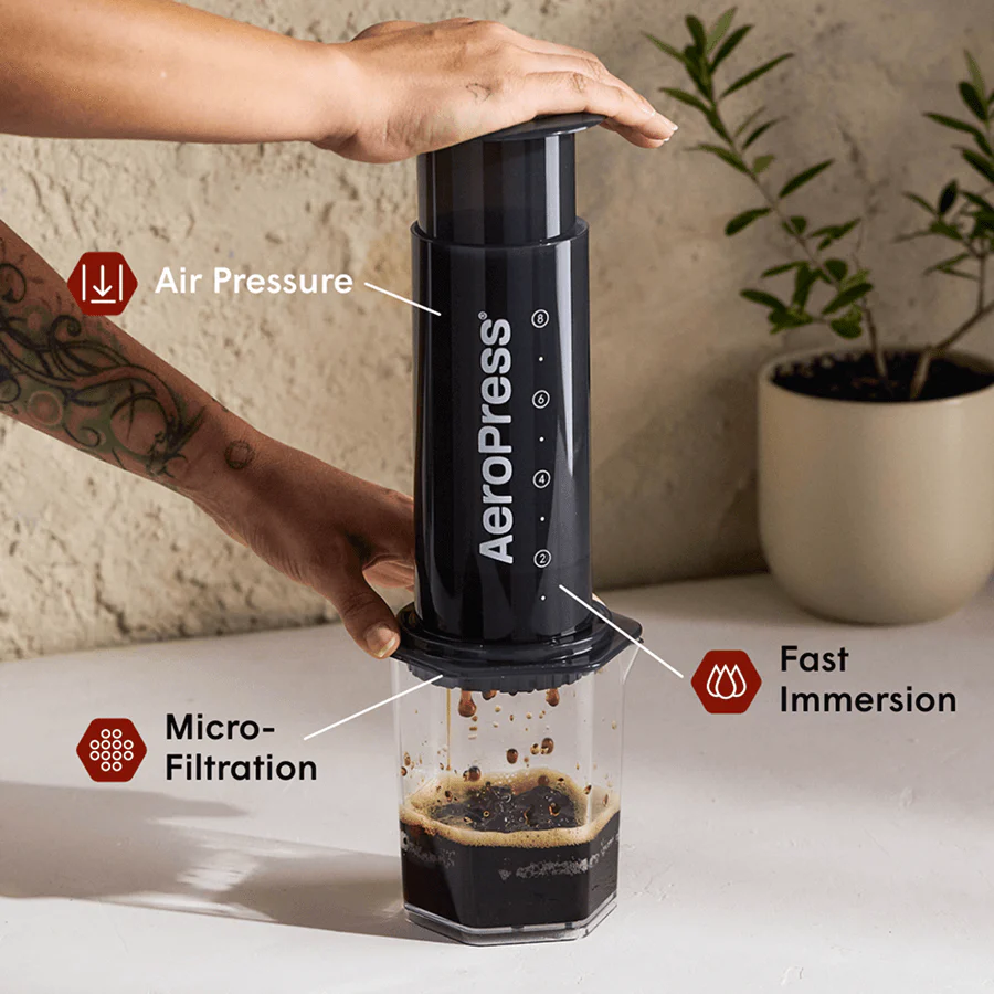 AeroPress Coffee Maker Original XL, 3-in-1 Brewing with 20 oz Carafe (XL001) - Image 2