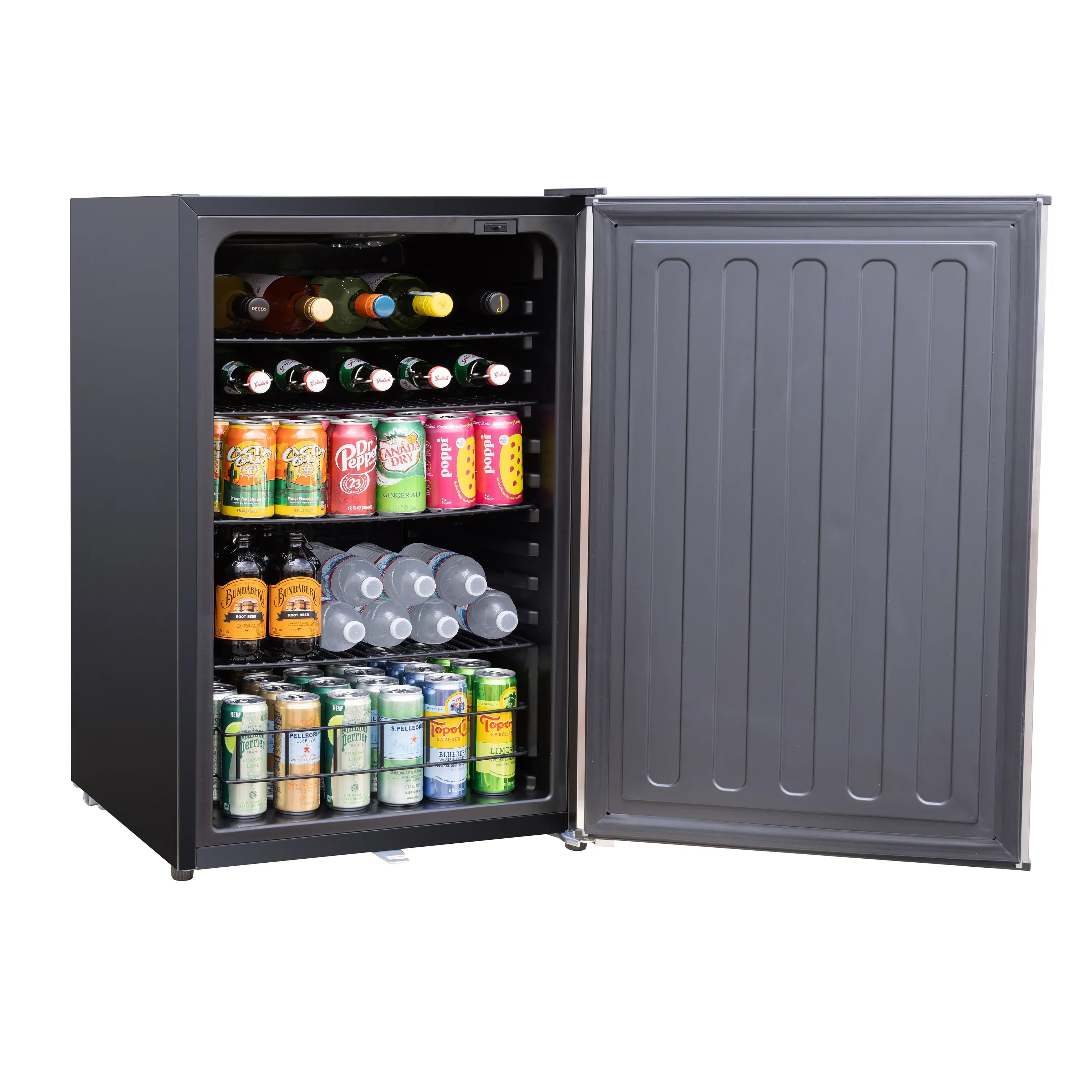 TrueFlame 22-Inch 4.1 Cu. Outdoor Rated Fridge with Reversible Door (AMD-RFR-22S) - Image 3