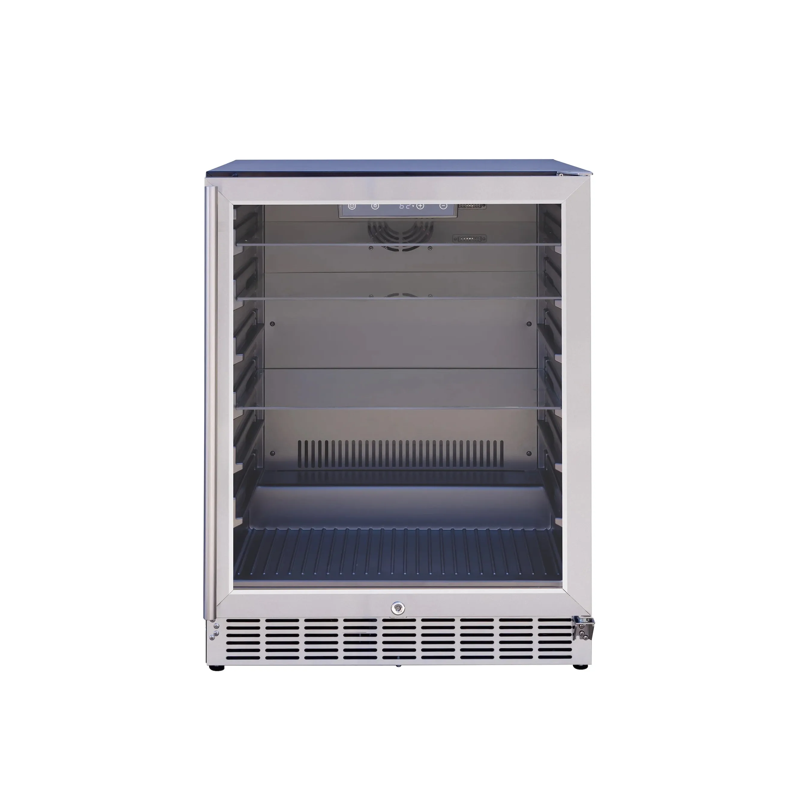 TrueFlame 24-Inch 5.1 Cu. Outdoor Rated Fridge with Glass Door (AMD-RFR-24G) - Image 5