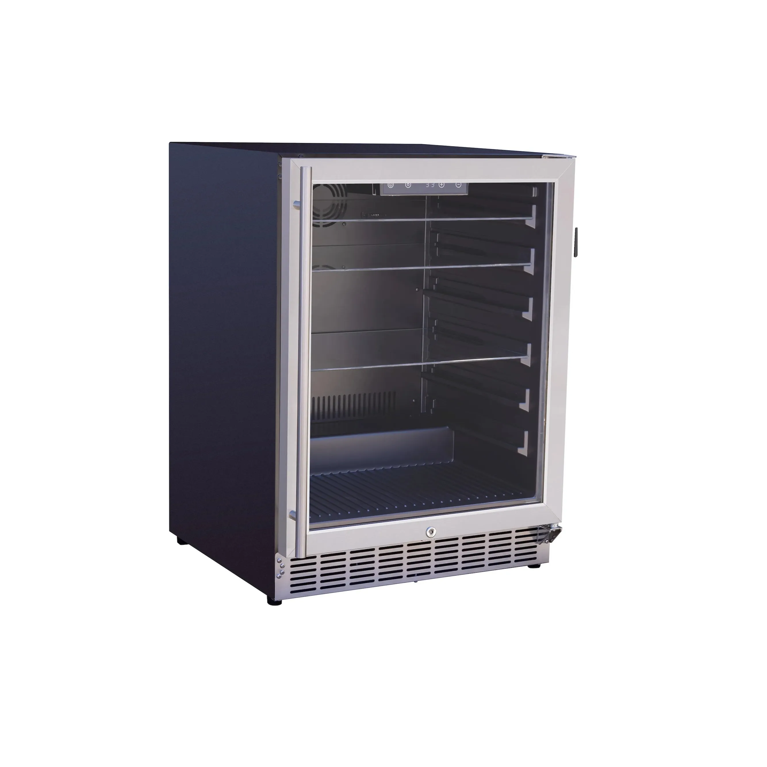 TrueFlame 24-Inch 5.1 Cu. Outdoor Rated Fridge with Glass Door (AMD-RFR-24G) - Image 6