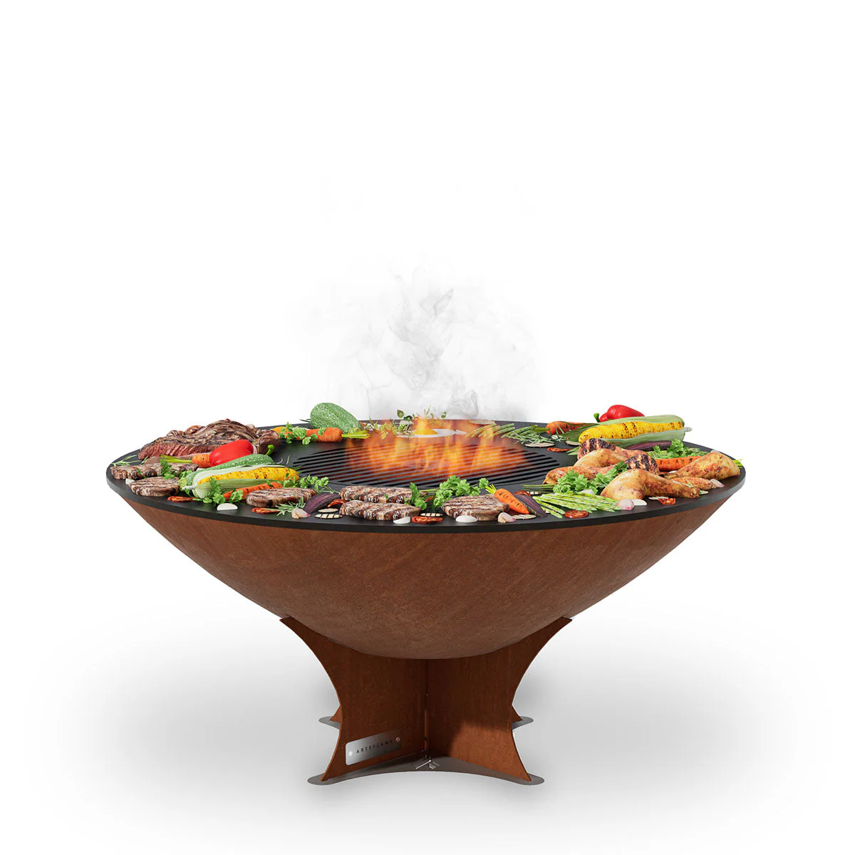 Arteflame 40" Fire Pit With Cooktop - Image 4