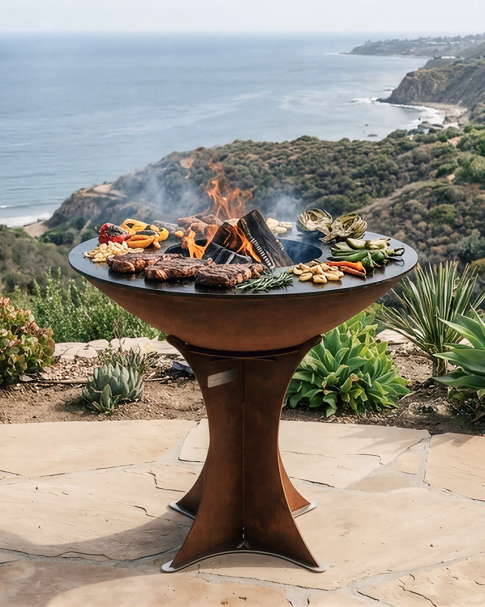 Arteflame XXL 40" Flat Top Grill with Multi-Zone Heat Control and Carbon Steel Cooktop - High Euro Base - Image 3