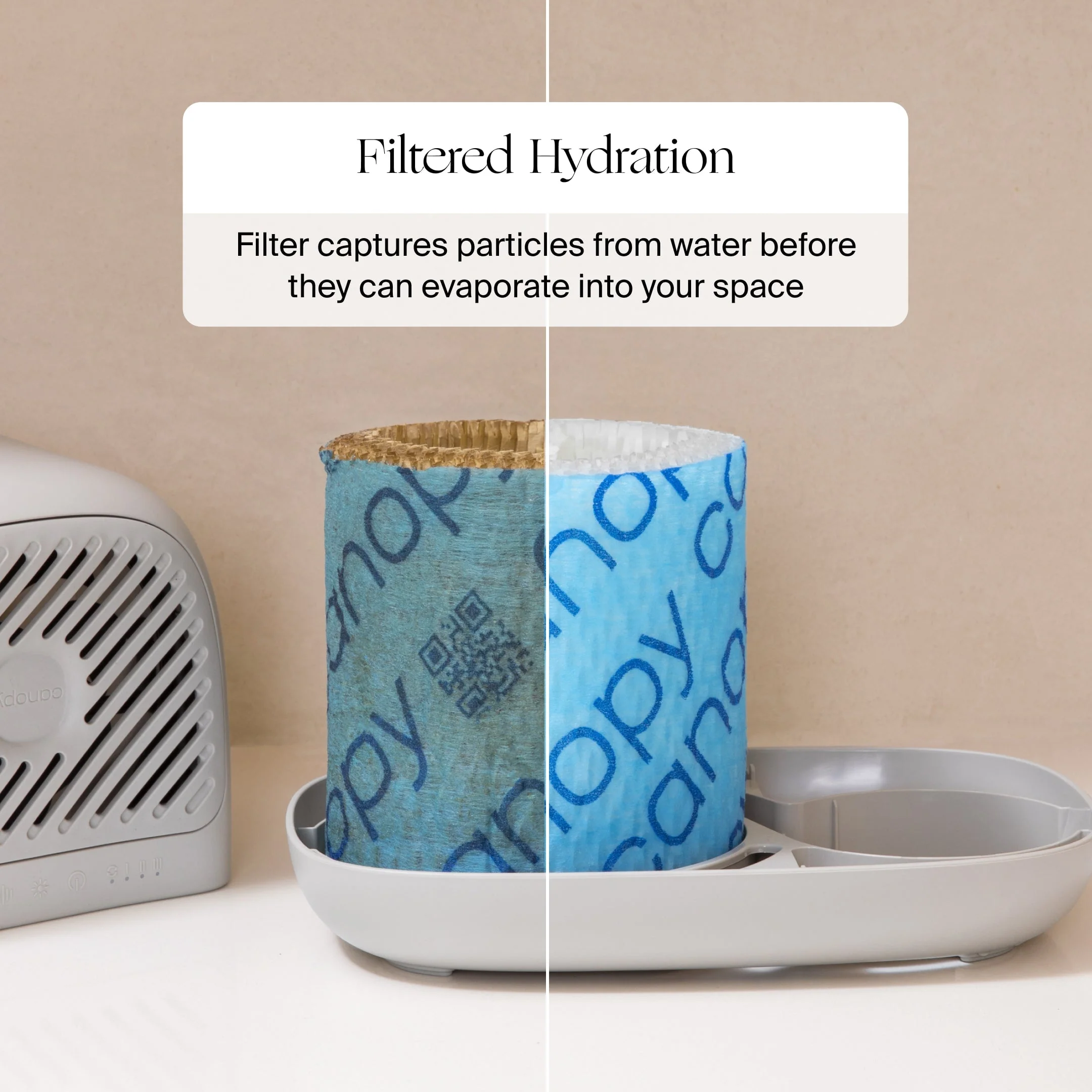 Canopy Bedside Compact Humidifier 2.0 Aroma Diffuser with UV Light and White Noise - Image 11