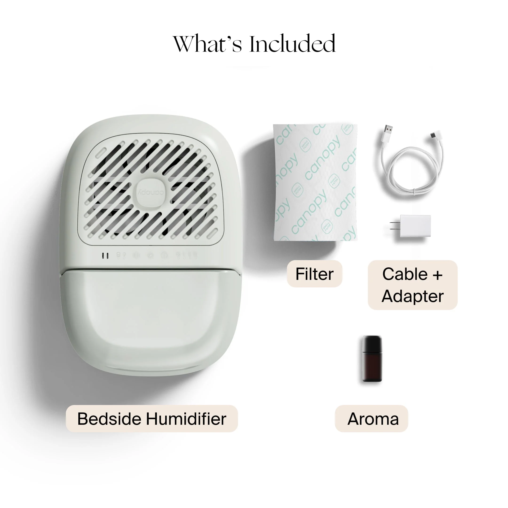 Canopy Bedside Compact Humidifier 2.0 Aroma Diffuser with UV Light and White Noise - Image 20