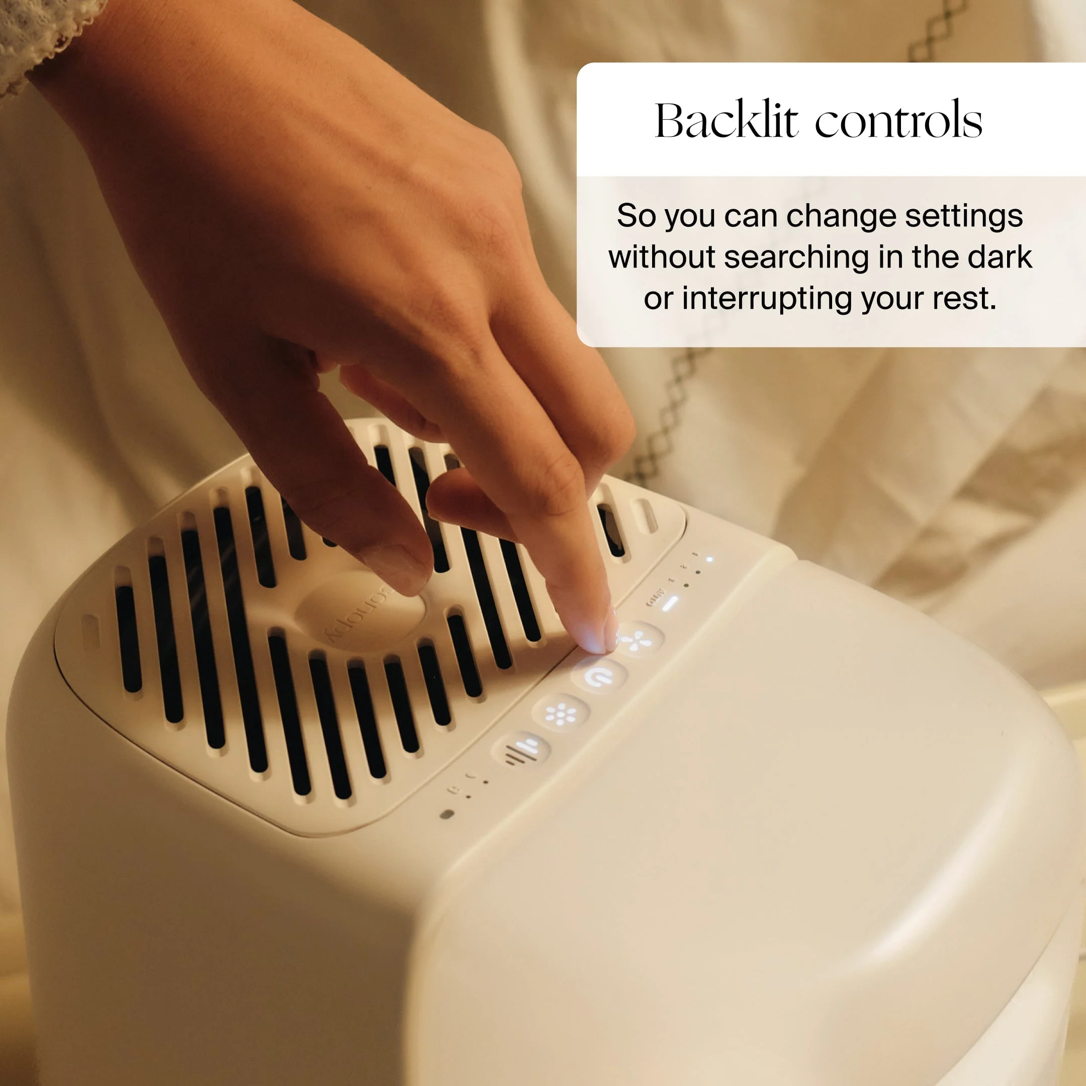 Canopy Bedside Compact Humidifier 2.0 Aroma Diffuser with UV Light and White Noise - Image 21