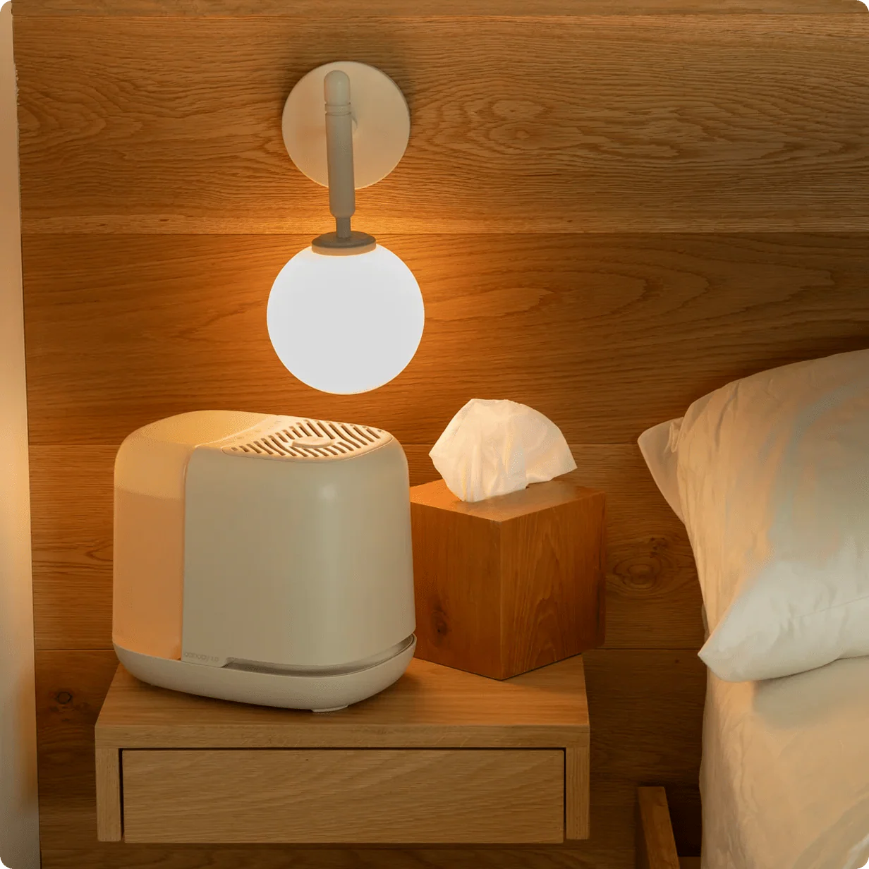 Canopy Bedside Compact Humidifier 2.0 Aroma Diffuser with UV Light and White Noise - Image 23