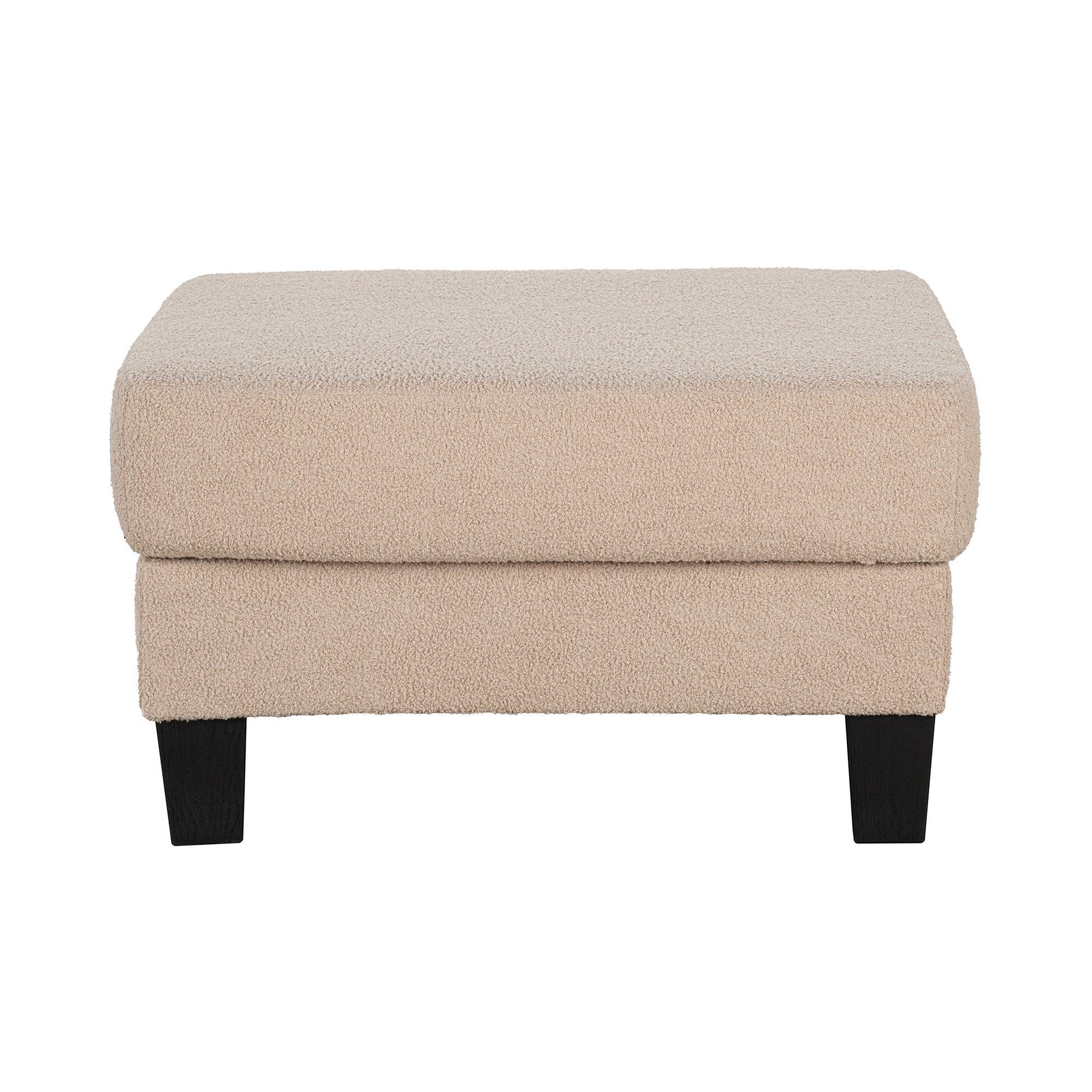 Parrot 3-Piece Sofa Set with Storage Ottoman & USB Charging in Beige - Image 15
