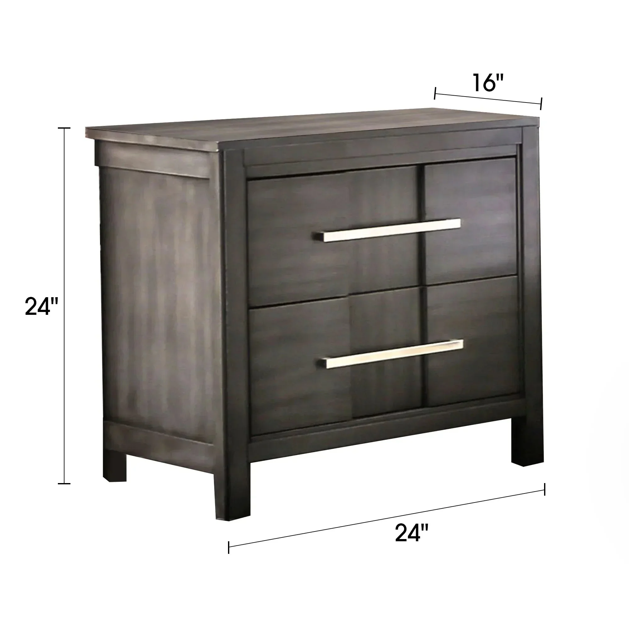 Parrot Uncle Berenice 23-Inch Transitional 2-Drawer Nightstand in Solid Wood - Image 14