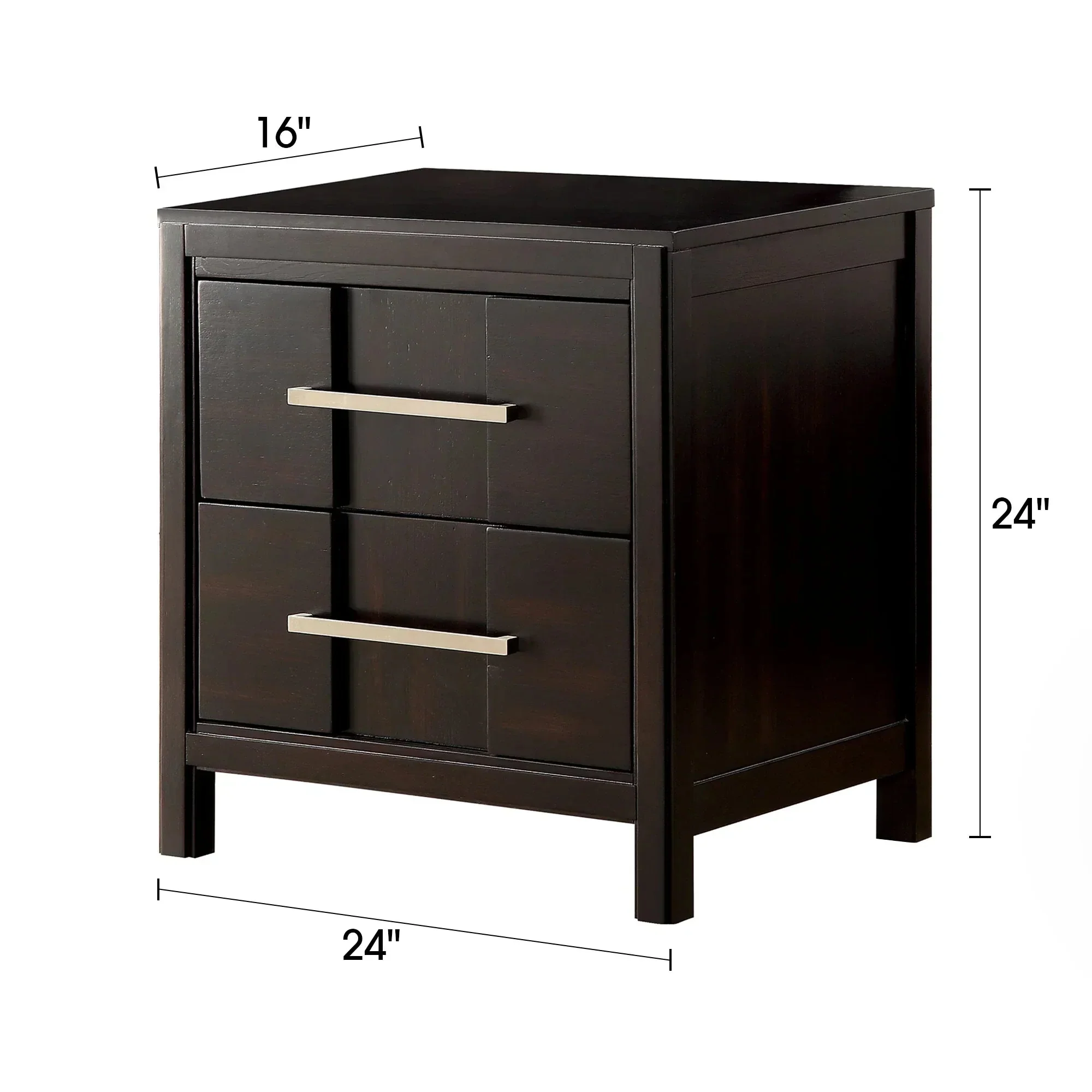 Parrot Uncle Berenice 23-Inch Transitional 2-Drawer Nightstand in Solid Wood - Image 23