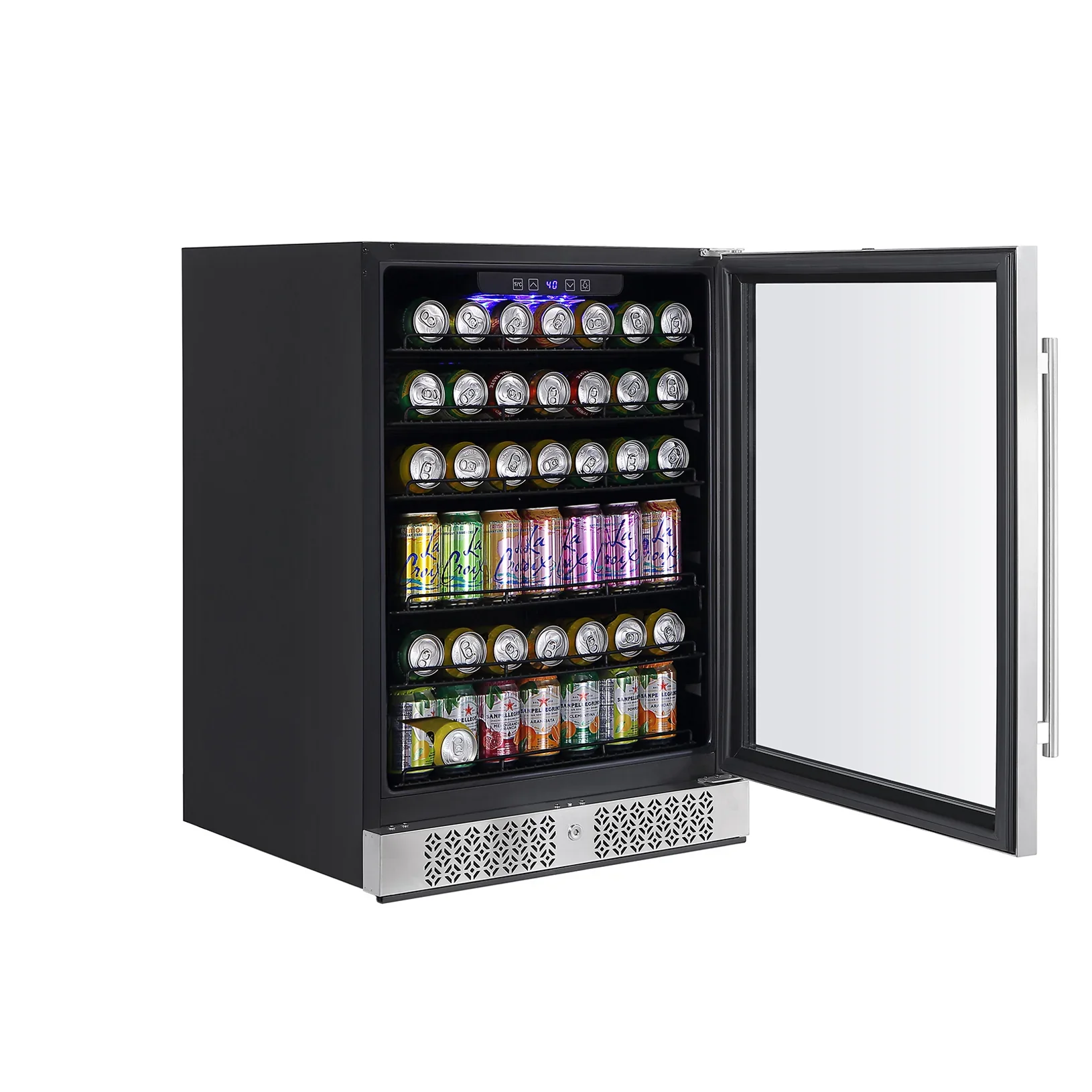 Empava 24-Inch Freestanding and Built-In Beverage Fridge (EMPV-BR02S) - Image 4
