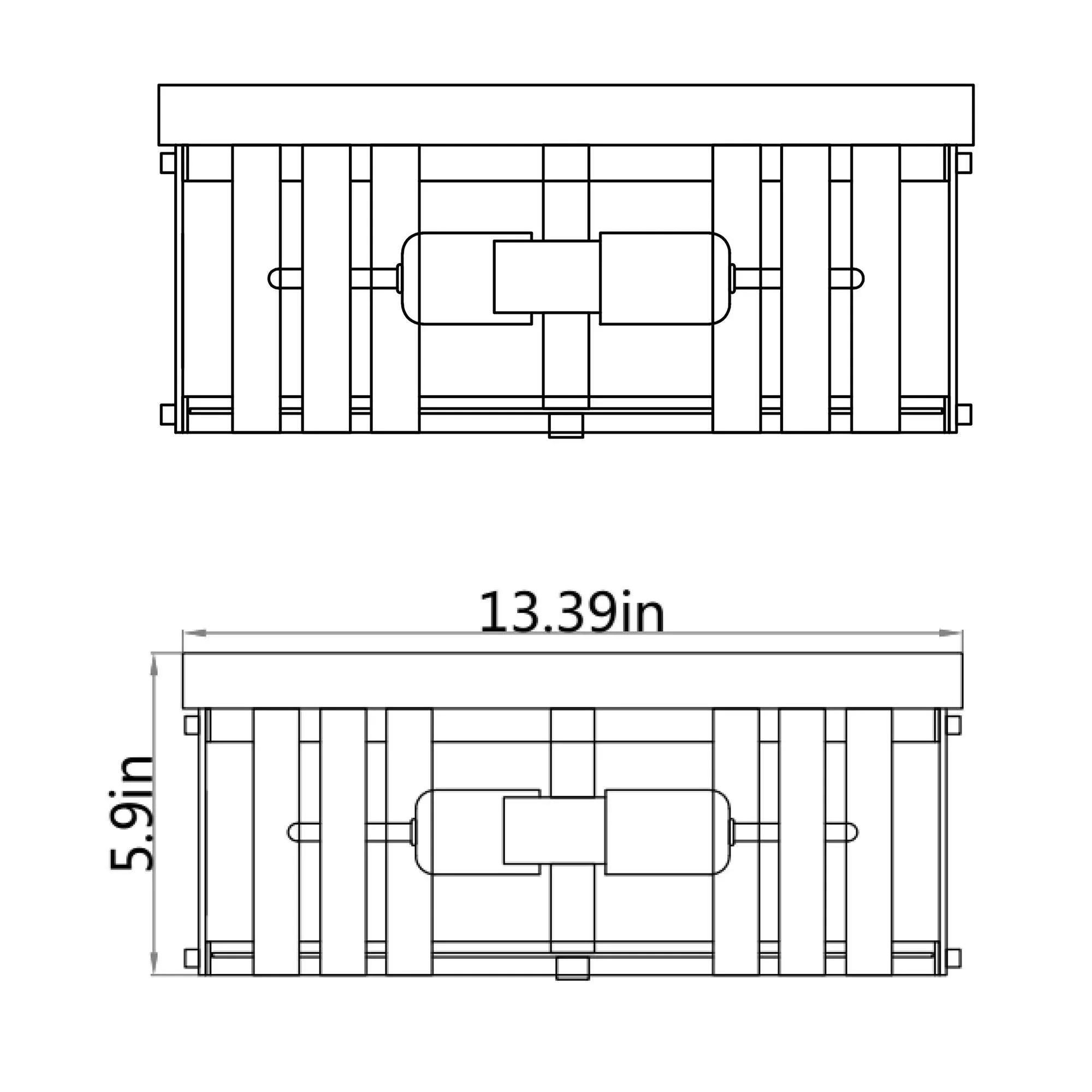 Parrot Uncle Black 3-Light Farmhouse Flush Mount Ceiling Light (C2269110V) - Image 9