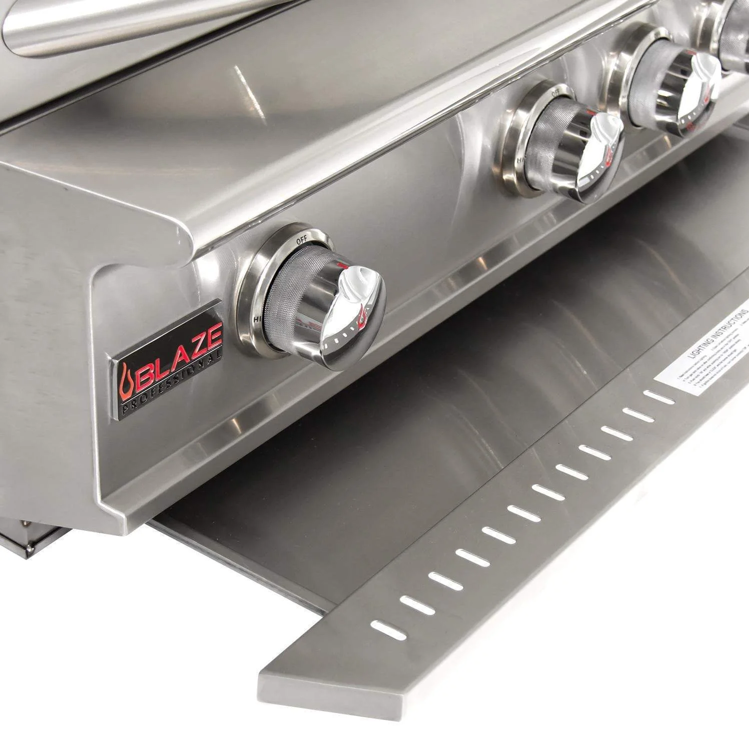 Blaze Grill Package - Professional LUX 34-Inch 3-Burner Built-In Liquid Propane Grill and Side Burner in Stainless Steel - Image 17