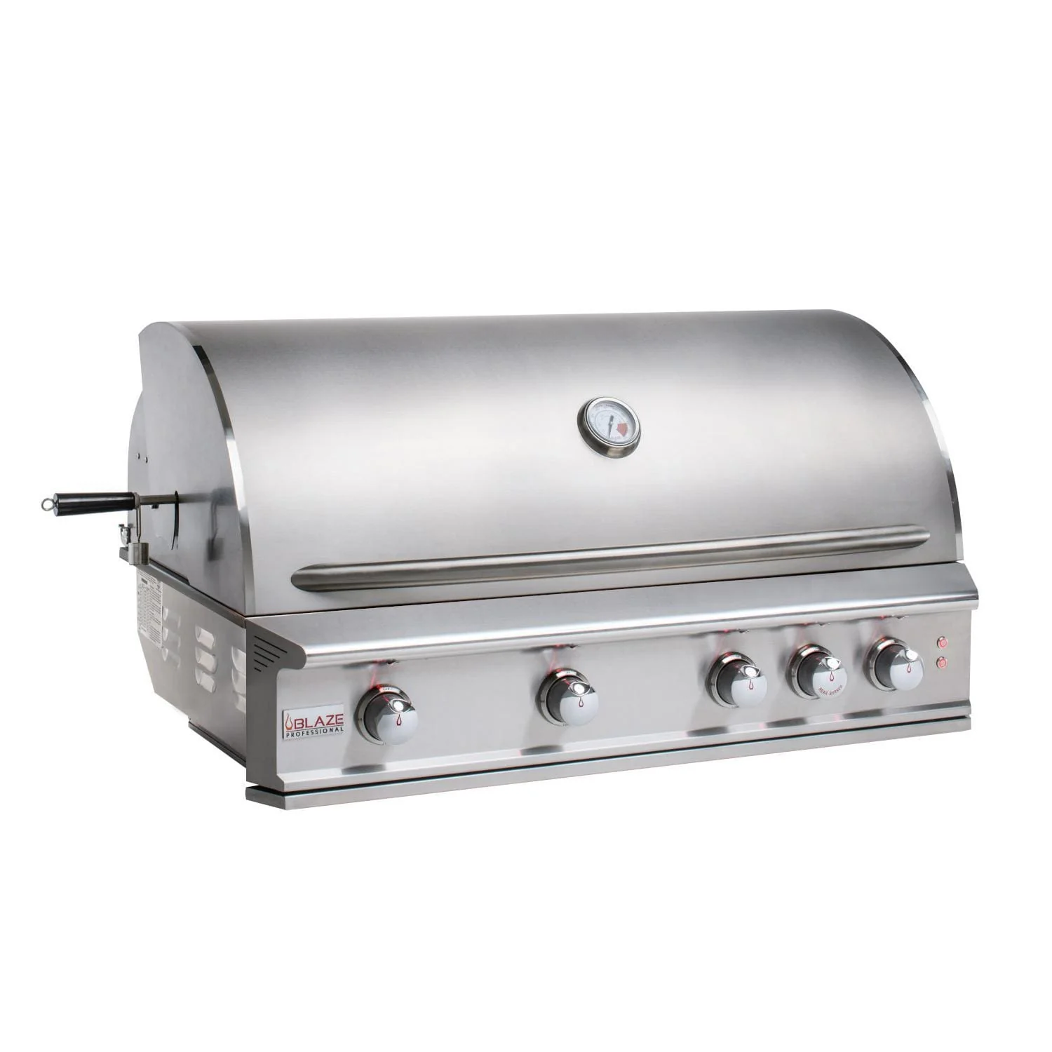 Blaze Grill Package - Professional LUX 44-Inch 4-Burner Built-In Liquid Propane Grill and Side Burner in Stainless Steel - Image 3