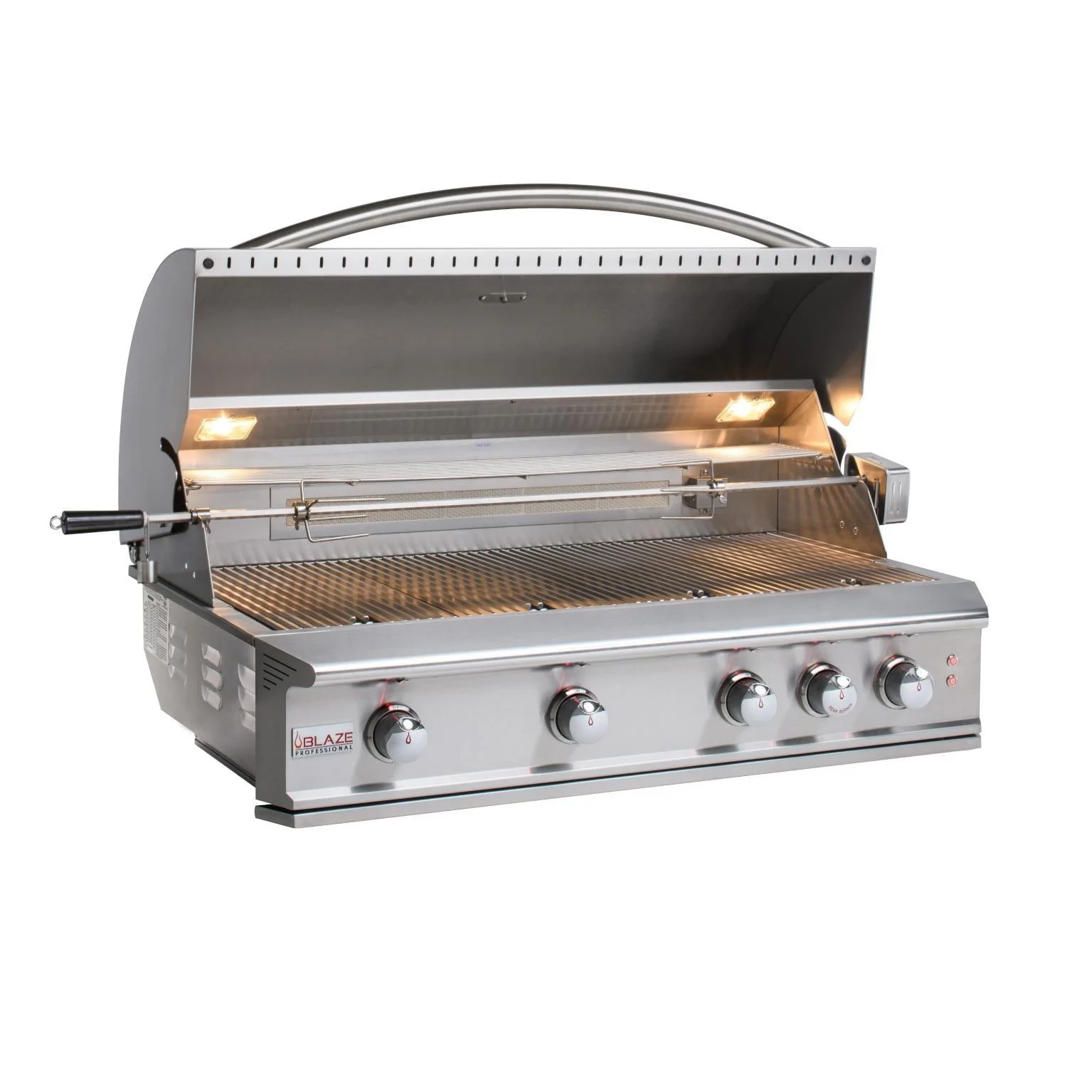 Blaze Grill Package - Professional LUX 44-Inch 4-Burner Built-In Natural Gas Grill and Side Burner in Stainless Steel - Image 2