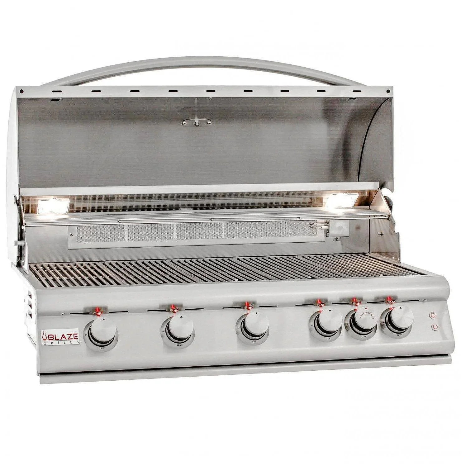 Blaze Grill Package - Premium LTE 40-Inch 5-Burner Built-In Natural Gas Grill and Double Side Burner in Stainless Steel - Image 3