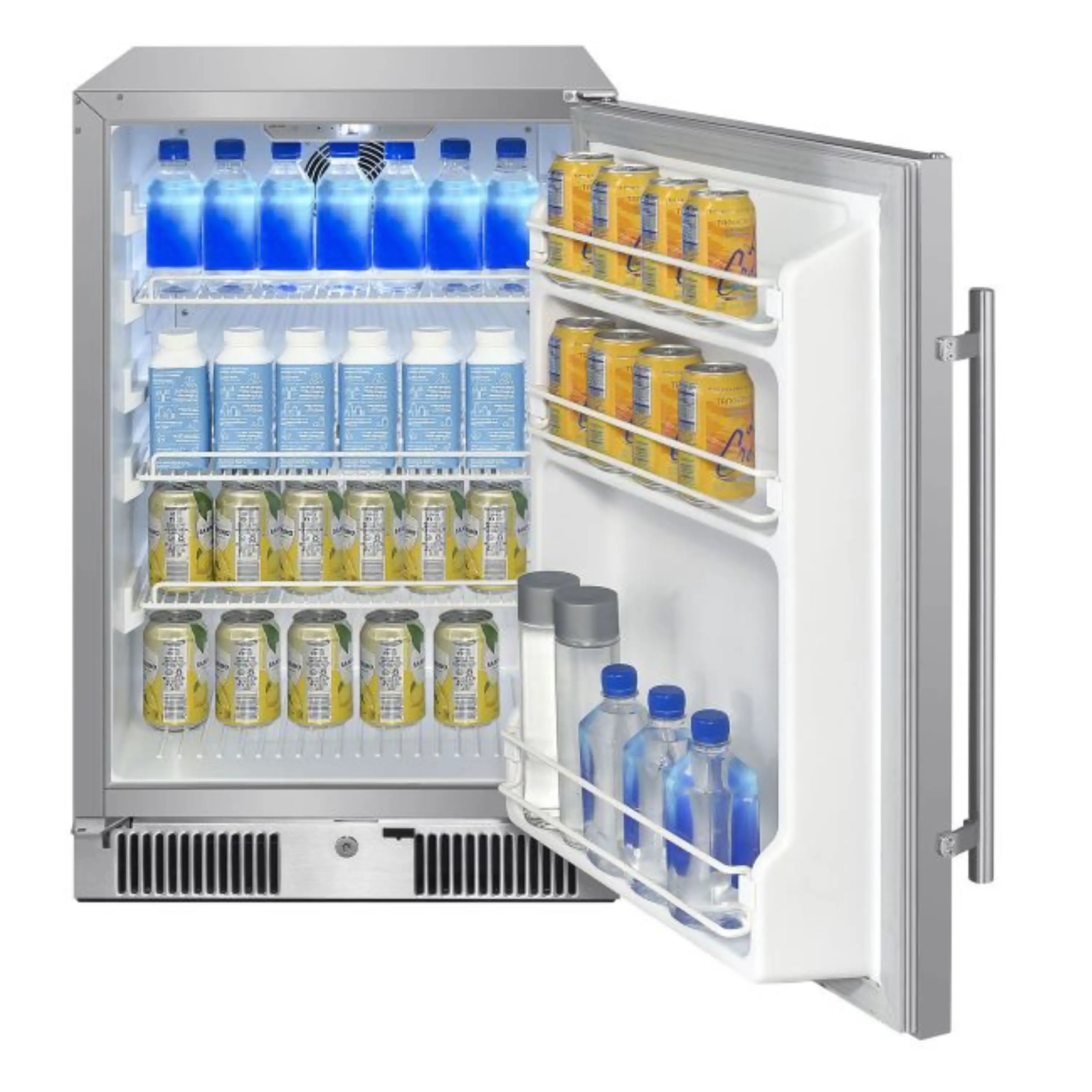 Blaze 20-Inch 4.3 Cu. Ft. Outdoor Compact Refrigerator Beverage Center with Lock (BLZ-SSRF20-4.3) - Image 4