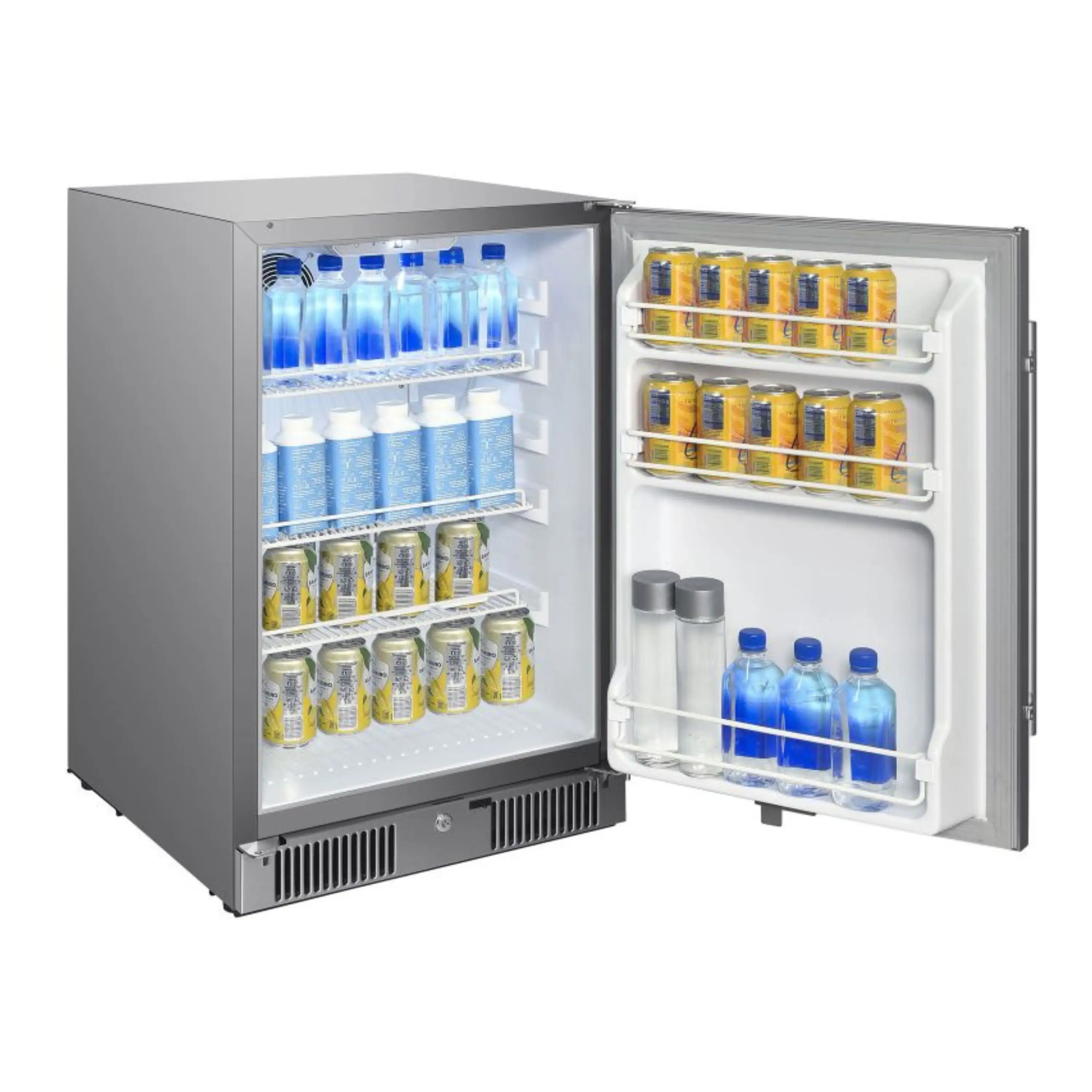 Blaze 20-Inch 4.3 Cu. Ft. Outdoor Compact Refrigerator Beverage Center with Lock (BLZ-SSRF20-4.3) - Image 5