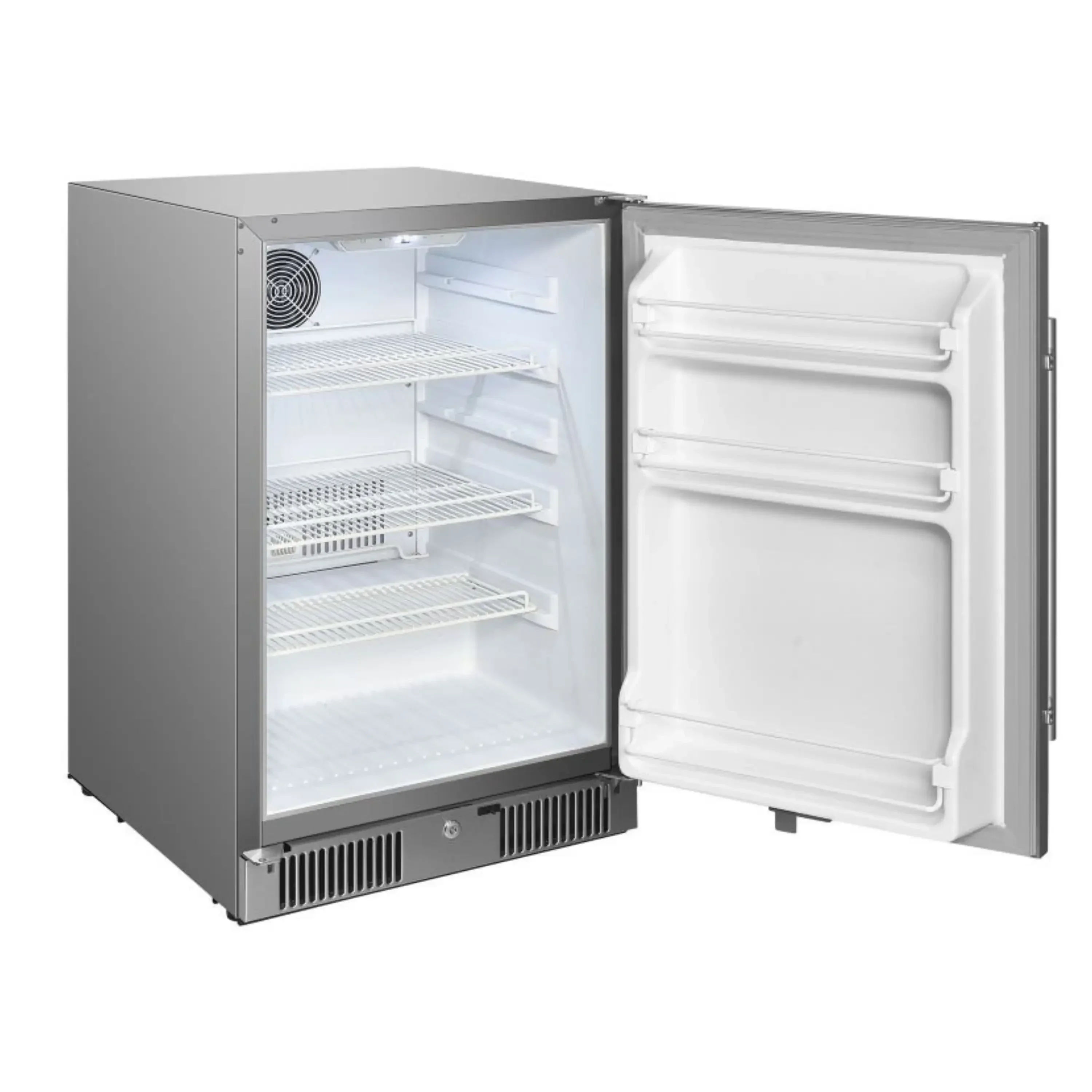 Blaze 20-Inch 4.3 Cu. Ft. Outdoor Compact Refrigerator Beverage Center with Lock (BLZ-SSRF20-4.3) - Image 7