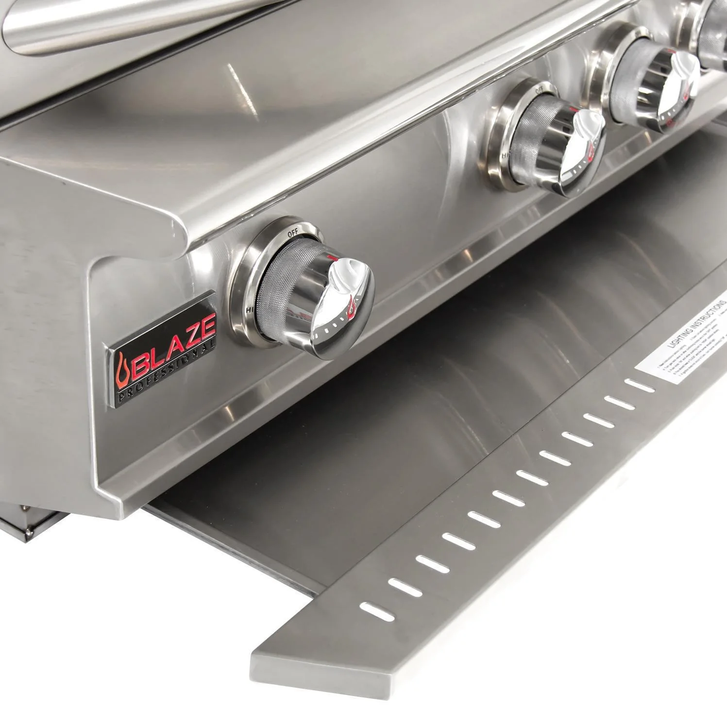 Blaze Grill Package - Professional LUX 44-Inch 4-Burner Built-In Natural Gas Grill, Side Burner and Beverage Center in Stainless Steel - Image 19