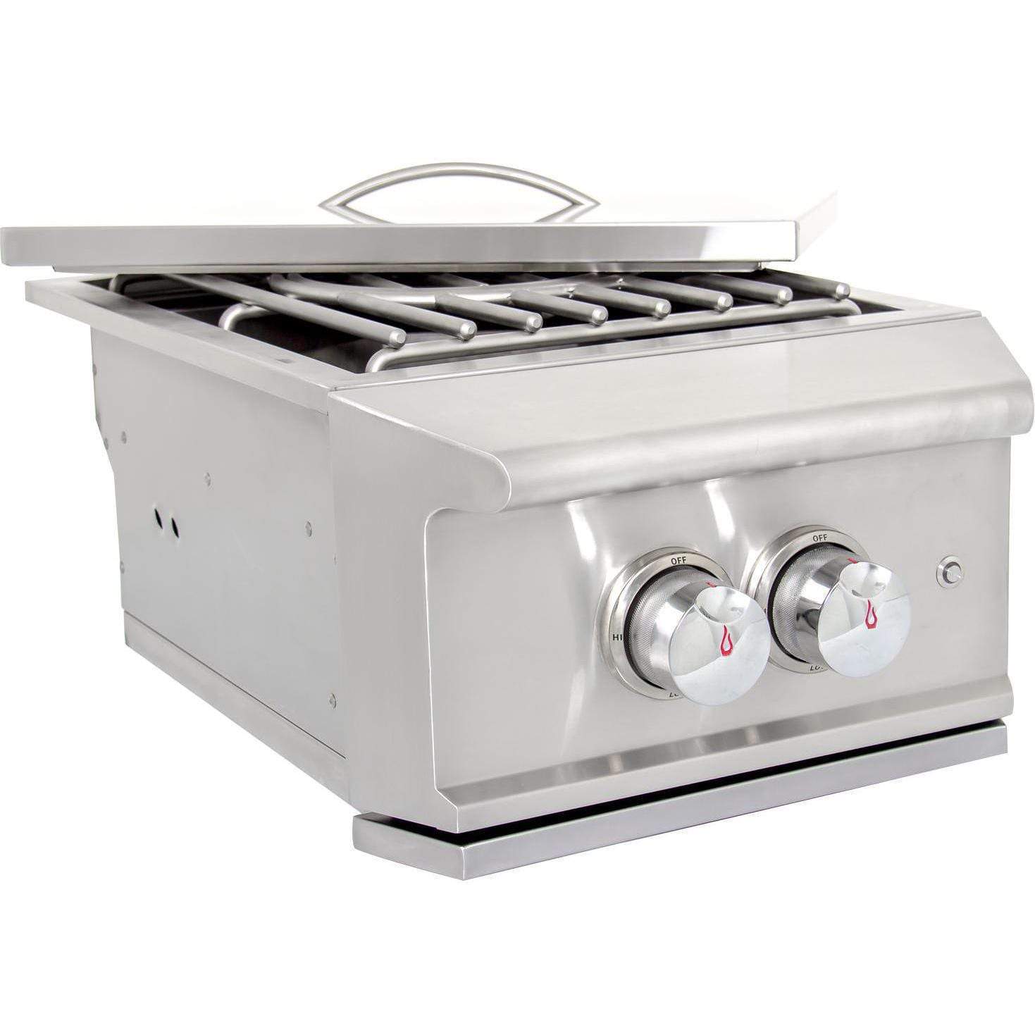 Blaze Grill Package - Professional LUX 44-Inch 4-Burner Built-In Natural Gas Grill, Side Burner and Beverage Center in Stainless Steel - Image 24