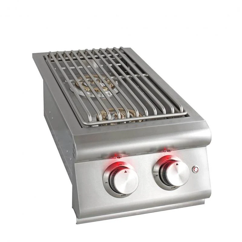 Blaze Grill Package - Premium LTE 40-Inch 5-Burner Built-In Natural Gas Grill, Double Side Burner and Beverage Center in Stainless Steel - Image 27