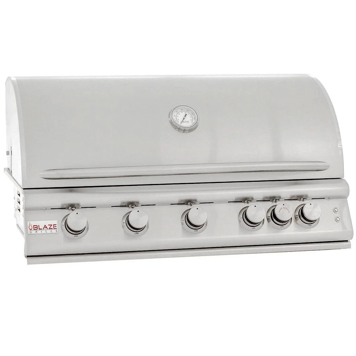Blaze Grill Package - Premium LTE 40-Inch 5-Burner Built-In Natural Gas Grill, Side Burner and Beverage Center in Stainless Steel - Image 2