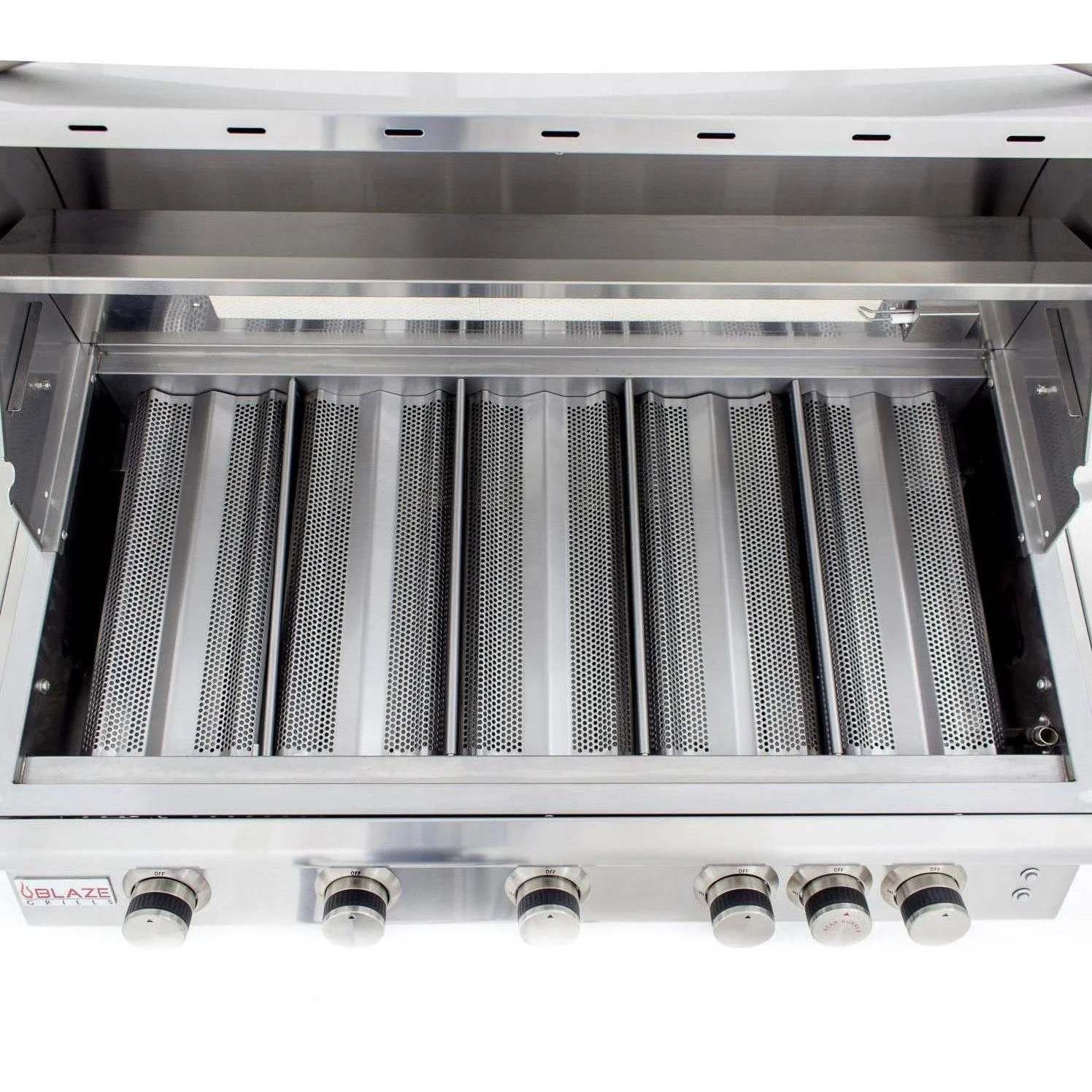 Blaze Grill Package - Premium LTE 40-Inch 5-Burner Built-In Natural Gas Grill, Side Burner and Beverage Center in Stainless Steel - Image 9