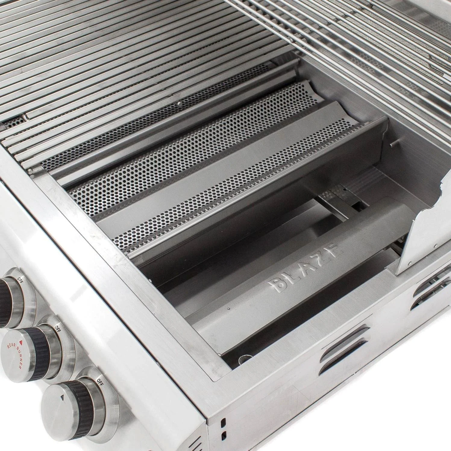 Blaze Grill Package - Premium LTE 40-Inch 5-Burner Built-In Natural Gas Grill, Side Burner and Griddle in Stainless Steel - Image 6