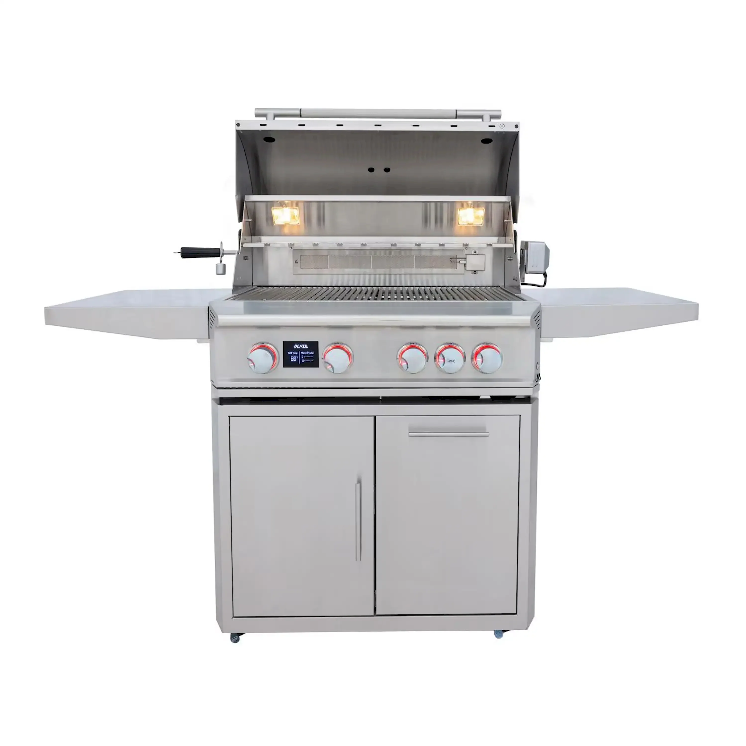 Blaze LTE PRO 32-Inch 4-Burner Propane Gas Freestanding Grill in Stainless Steel - Image 14