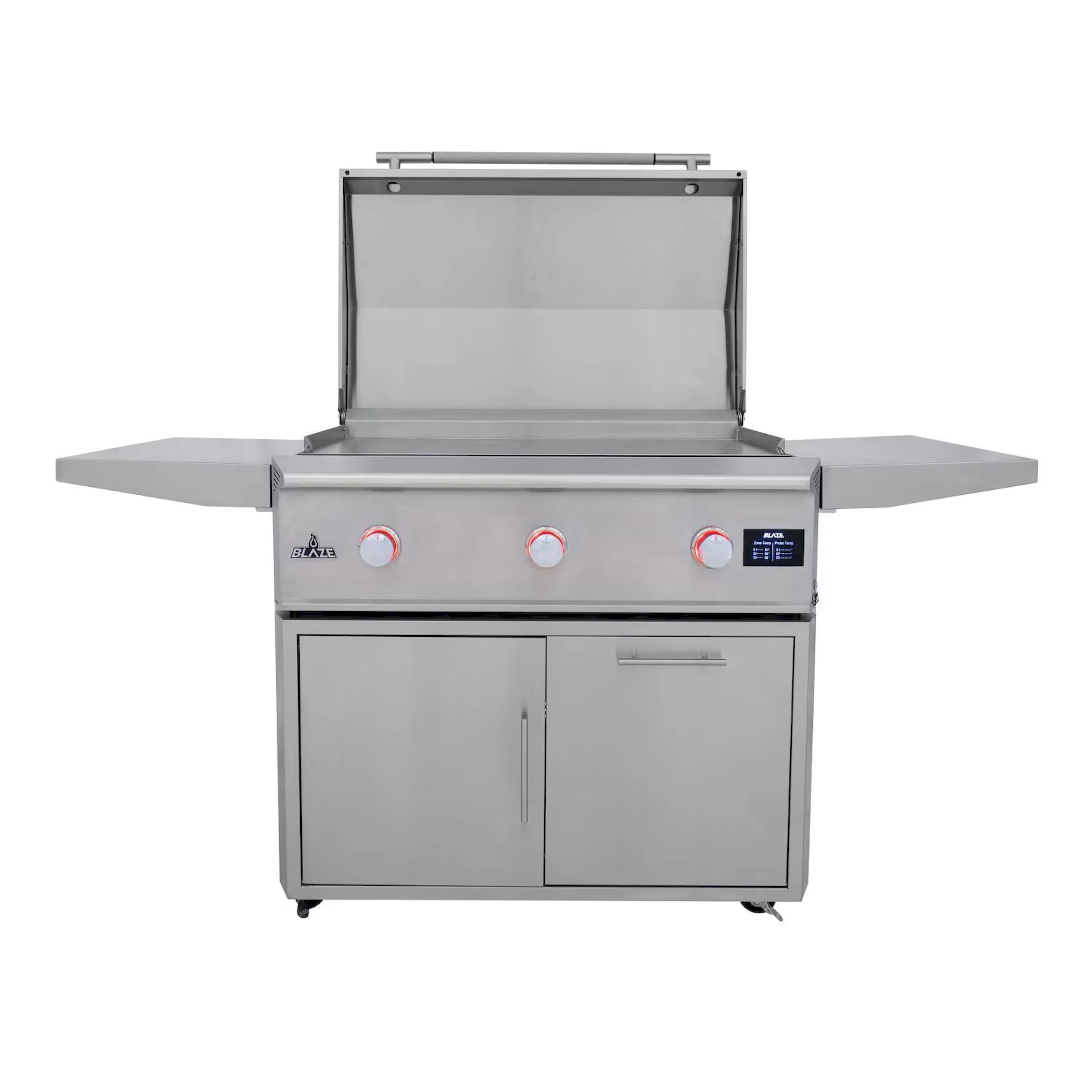 Blaze LTE Pro 40-Inch Propane Gas Freestanding Grill Griddle with Digital Temperature Screen and Lift-Assist Lid (AP2-GRIDDLE40-LP) - Image 3