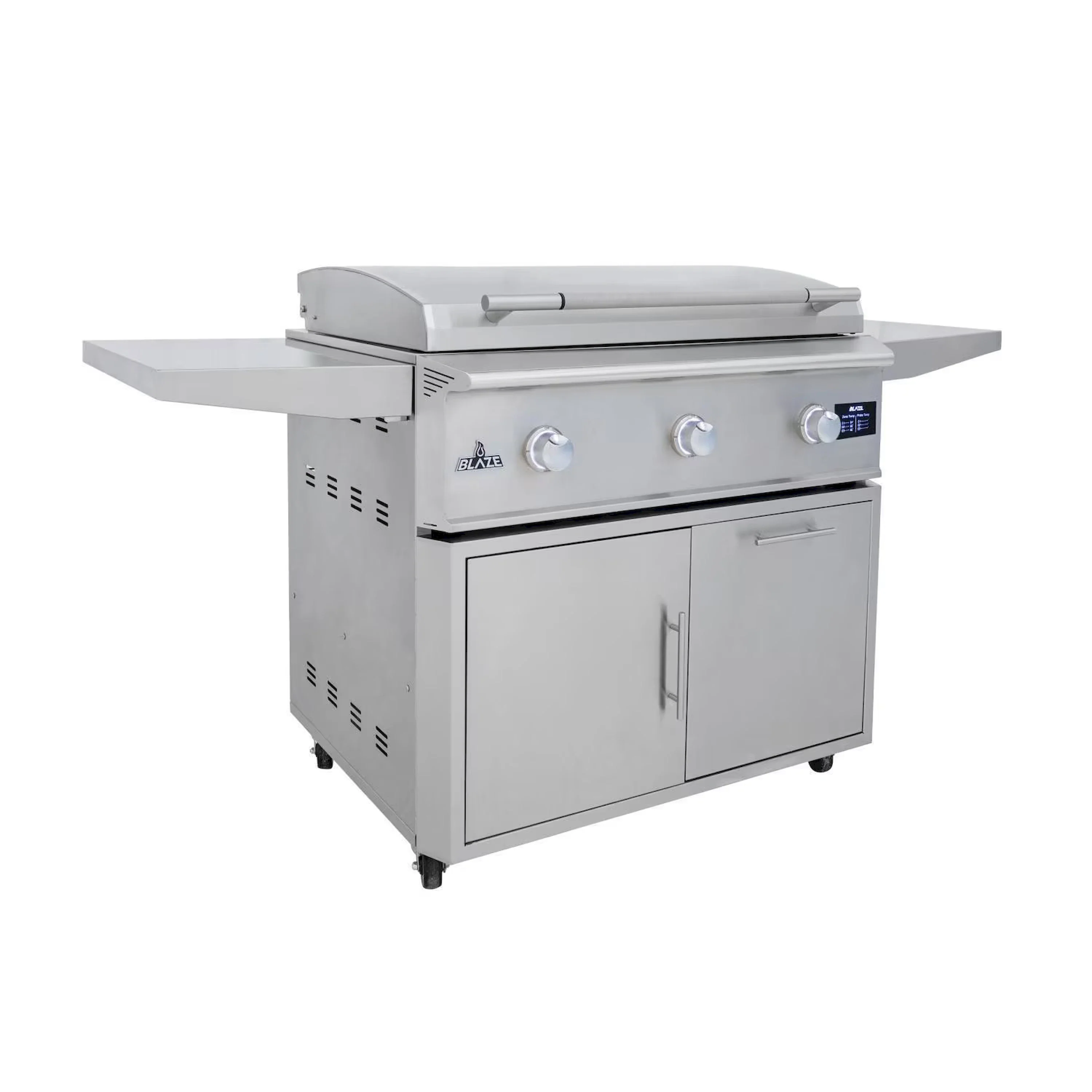 Blaze LTE Pro 40-Inch Propane Gas Freestanding Grill Griddle with Digital Temperature Screen and Lift-Assist Lid (AP2-GRIDDLE40-LP) - Image 4