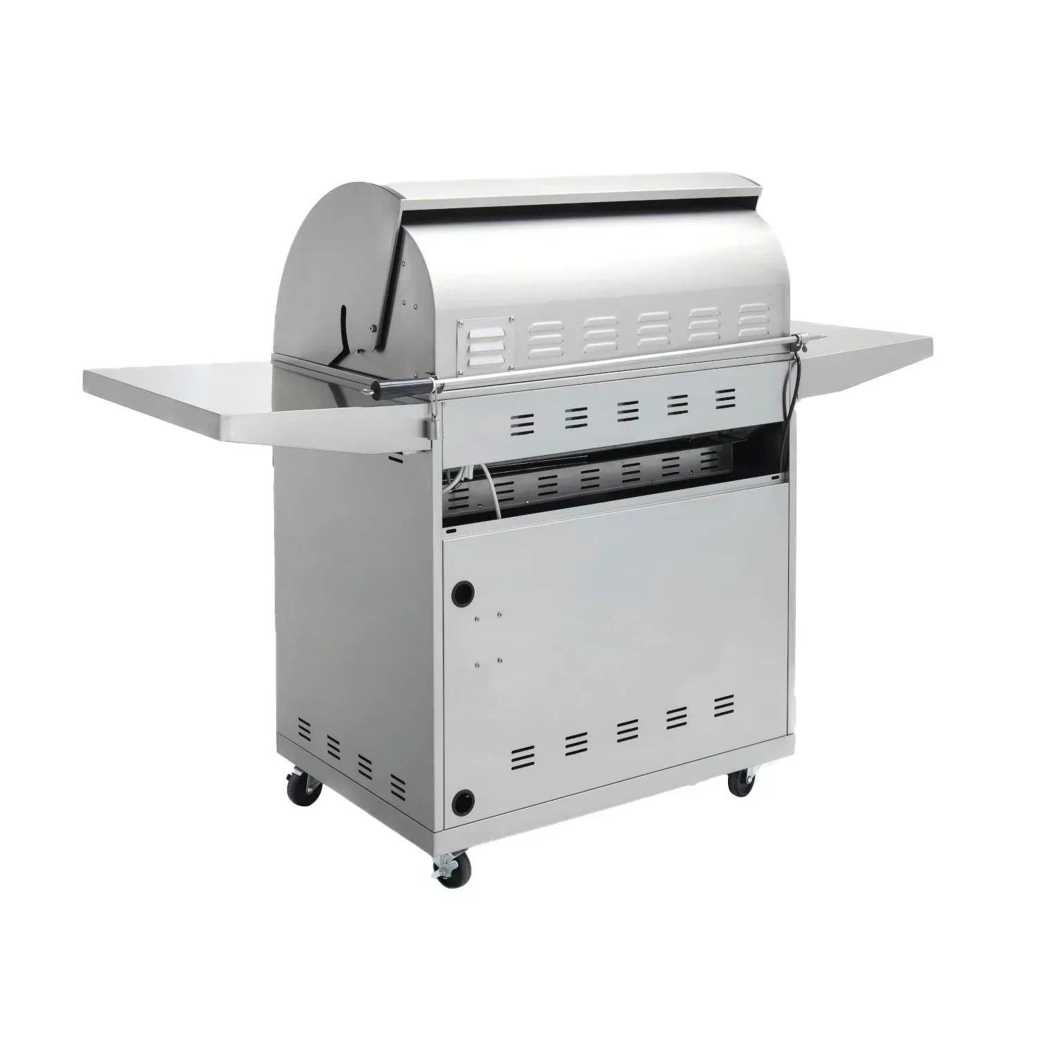 Blaze LTE+ 32-Inch 4-Burner Natural Gas Freestanding Grill With Rear Infrared Burner and Lift-Assist Hood (AP2-BLZ-4LTE3MG-NG) - Image 3
