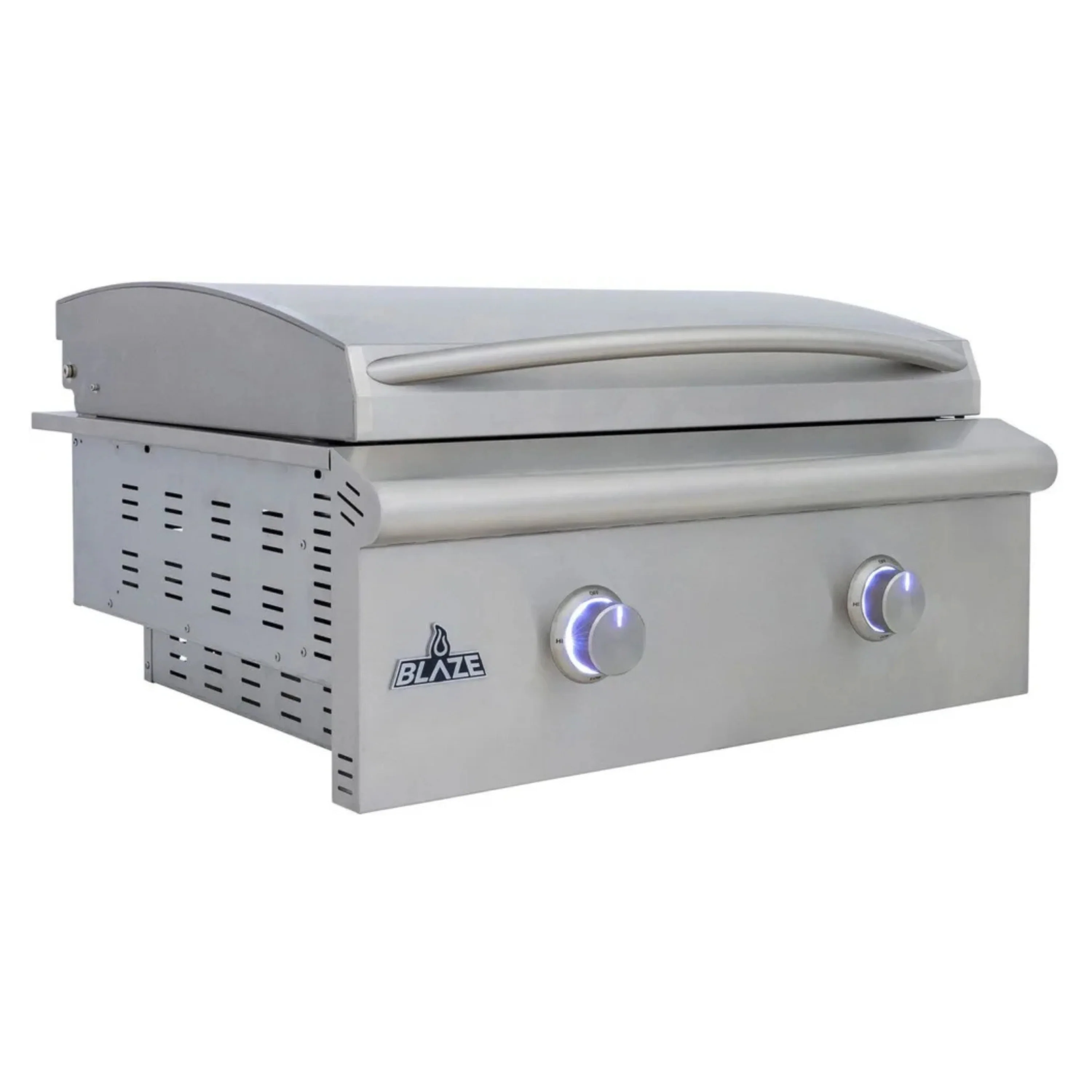 Blaze LTE+ 30-Inch Built-in Propane Gas Griddle with Lift-Assist Hood (BLZ-GRIDDLE-LTE3-LP) - Image 7