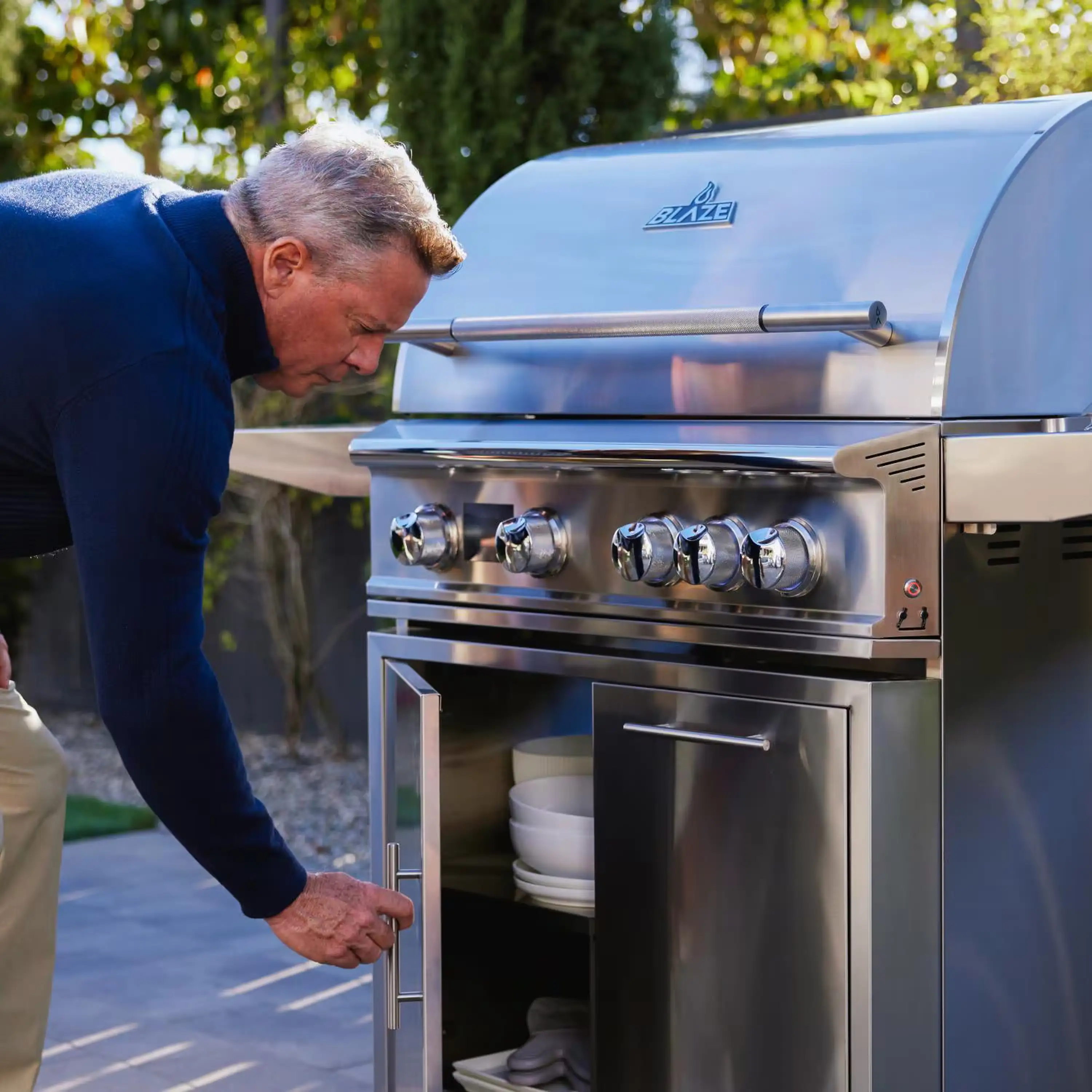 Blaze Grill Cart for LTE PRO 32-Inch Gas Grills (BLZ-4LTEPRO-CART-LTSC) - Image 3