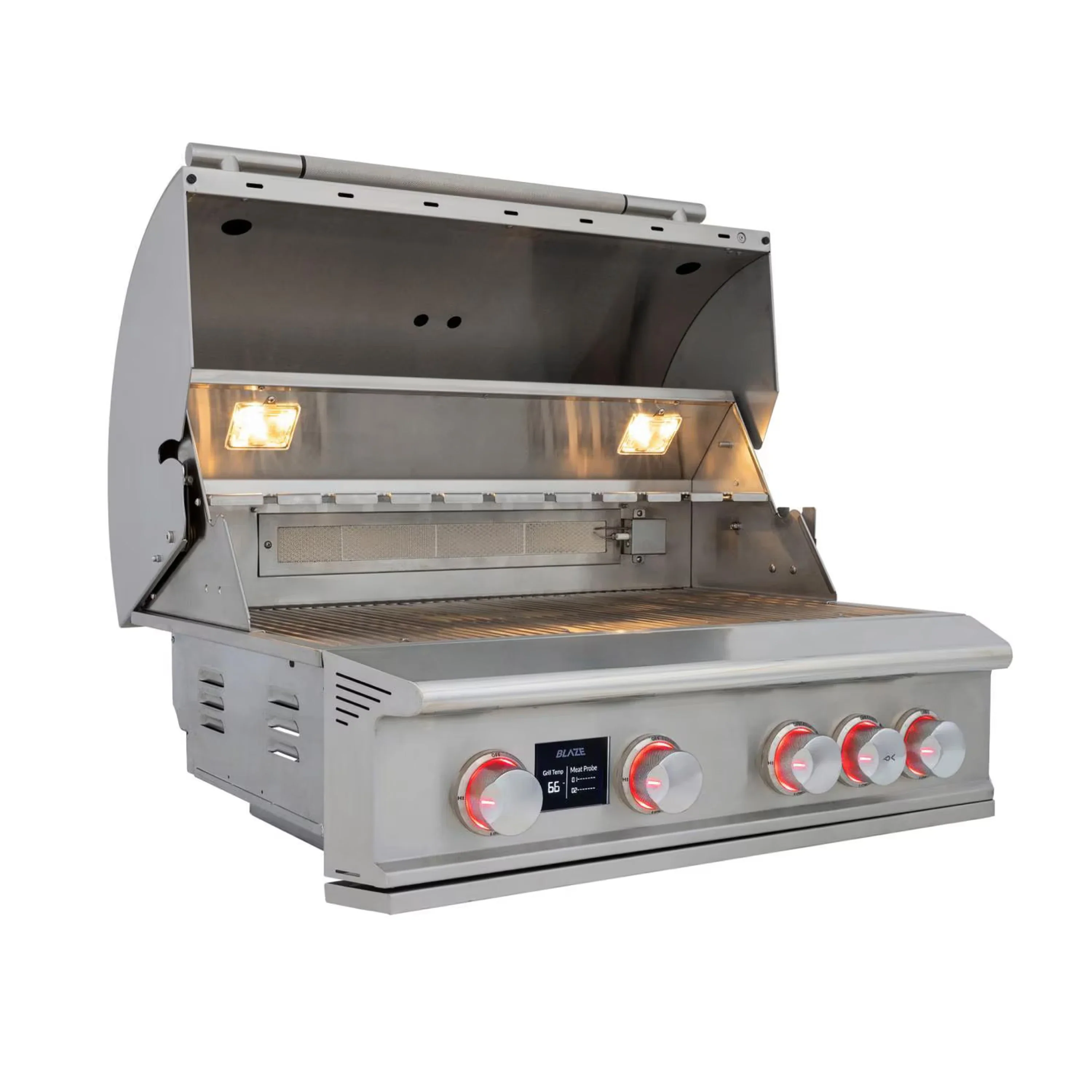 Blaze LTE PRO 32-Inch 4 Burner Built-in Natural Gas Grill with Digital Temperature Screen & Rear Infrared Burner (BLZ-4LTEPRO-NG) - Image 8