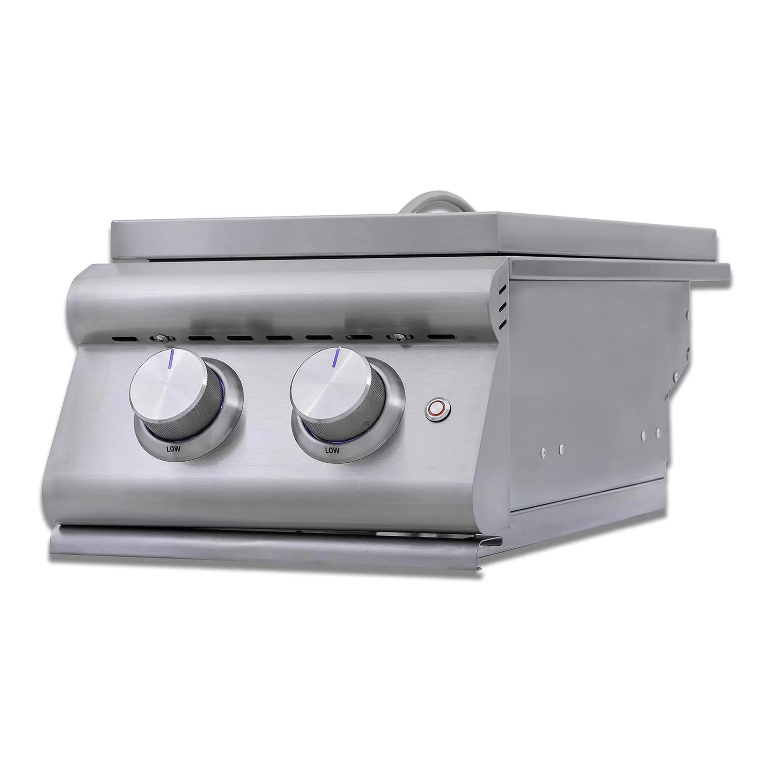 Blaze LTE+ Natural Gas Double Side Burner with Lid in Stainless Steel (BLZ-SB2-LTE3-NG) - Image 3