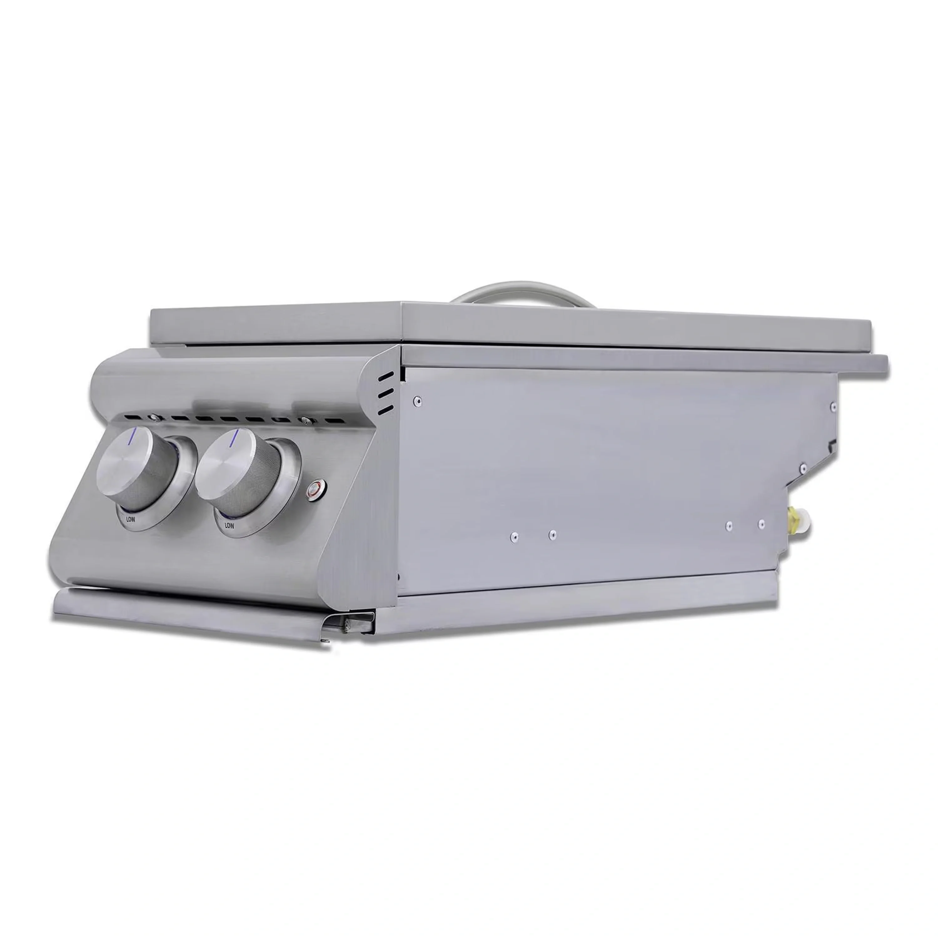 Blaze LTE+ Natural Gas Double Side Burner with Lid in Stainless Steel (BLZ-SB2-LTE3-NG) - Image 4