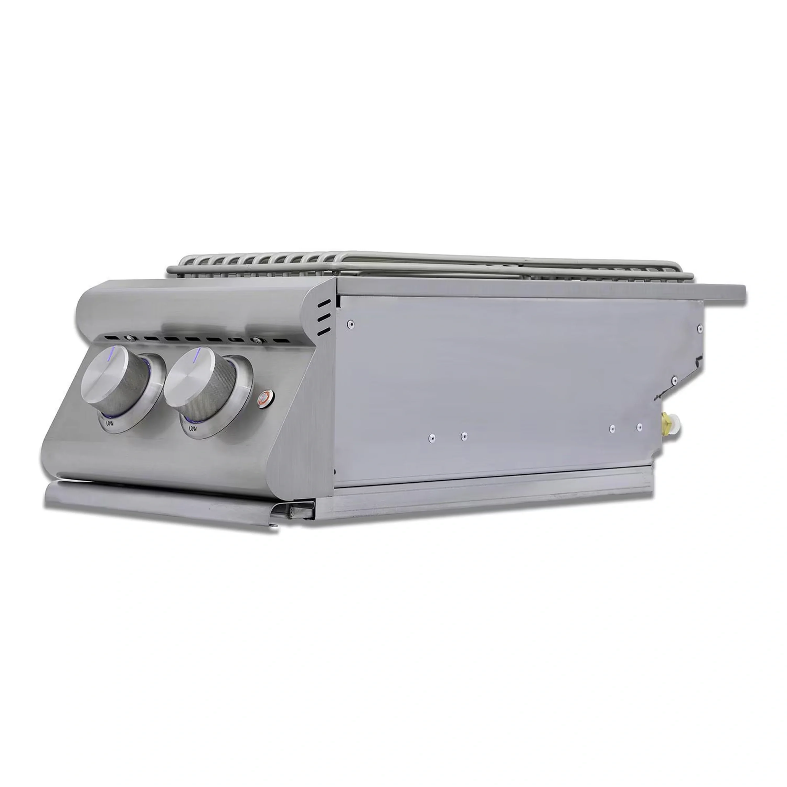Blaze LTE+ Propane Gas Double Side Burner with Lid in Stainless Steel (BLZ-SB2-LTE3-LP) - Image 4