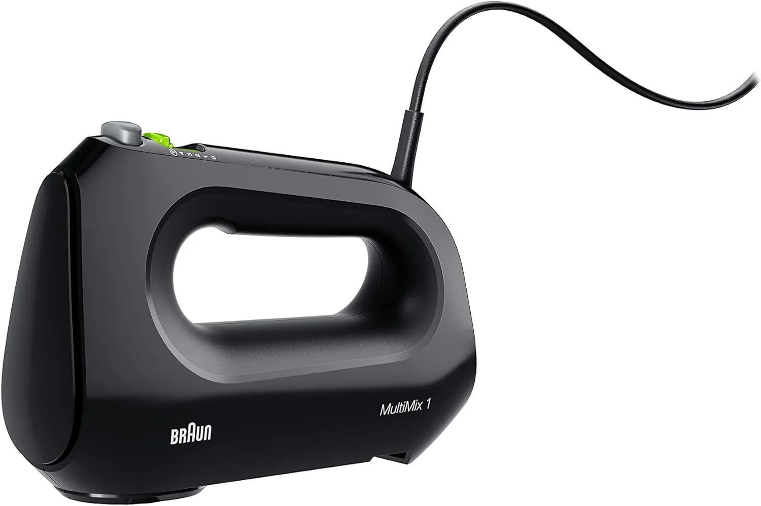 Braun Multimix 1 Hand Mixer w/Beaters, Dough Hooks and Accessory Bag in Black (HM1010BK) - Image 10