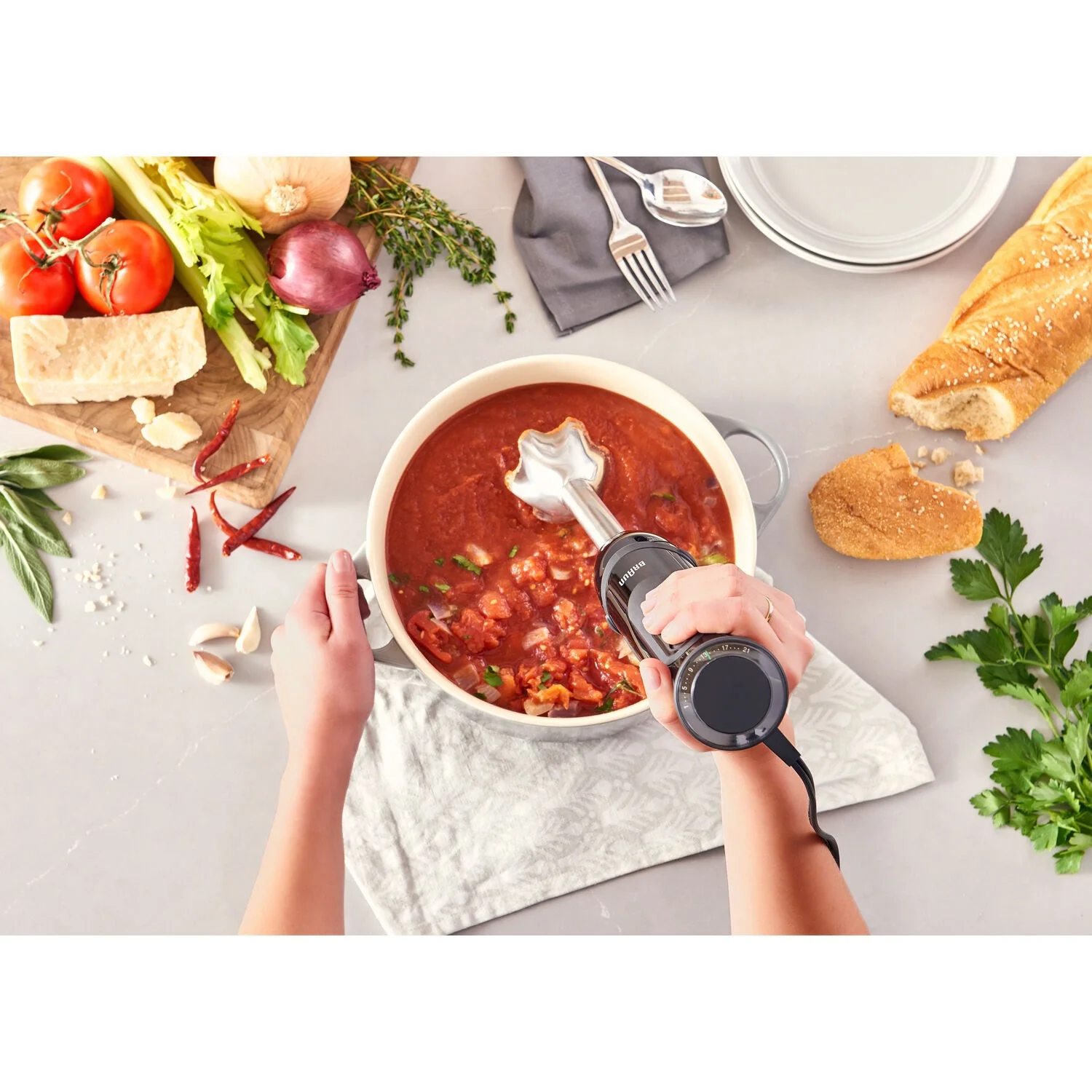 Braun Multiquick 400W 5 21 Speed Hand Blender (MQ5000) - Image 3