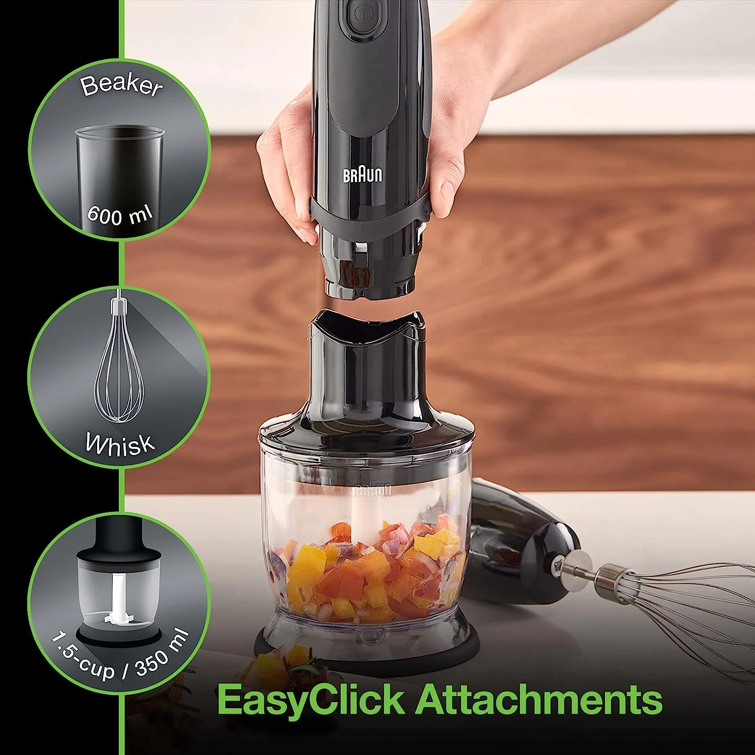Braun Multiquick 400W 5 21 Speed Hand Blender (MQ5025) - Image 11
